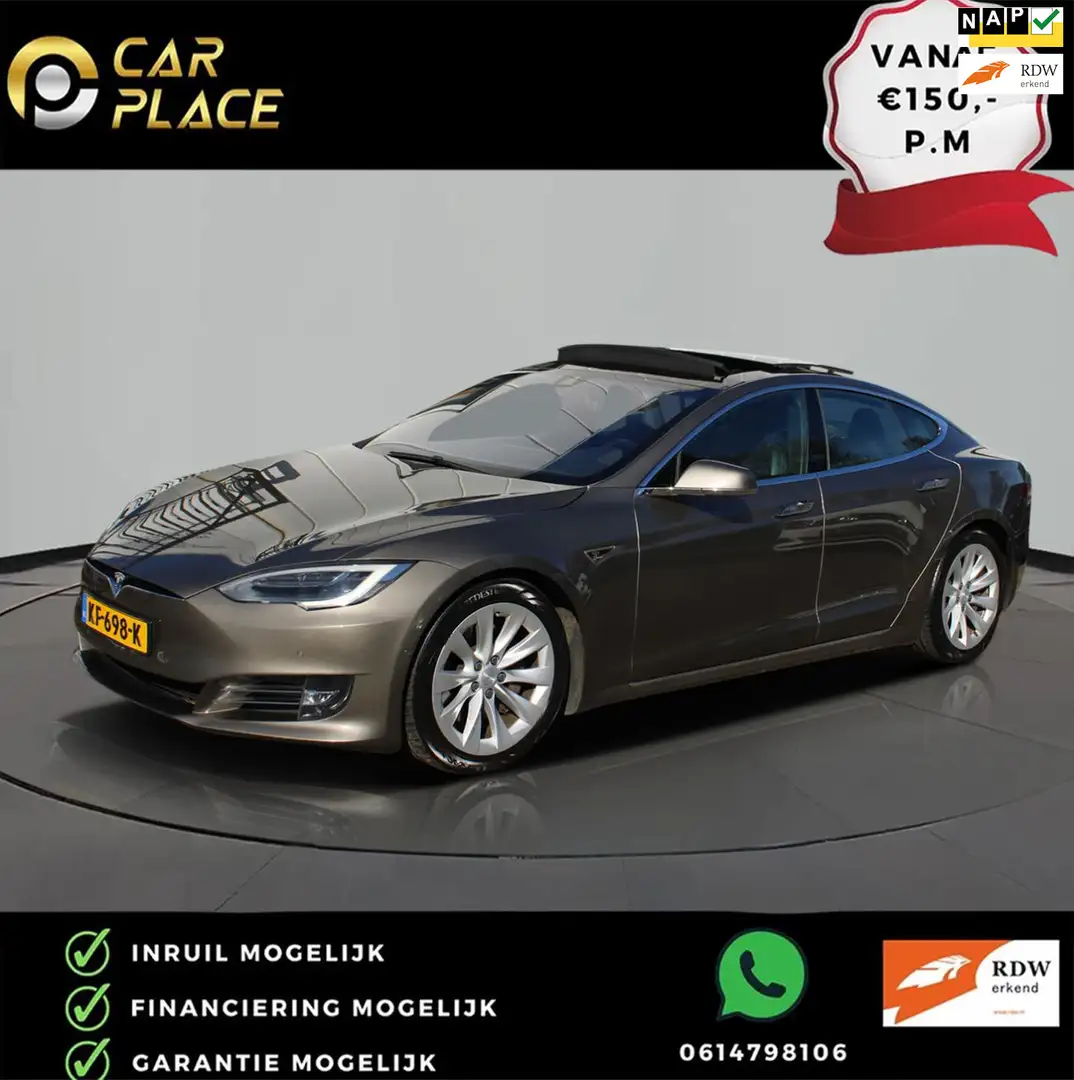 Tesla Model S 90D Base- Garantie op de accu pakket Šedá - 1