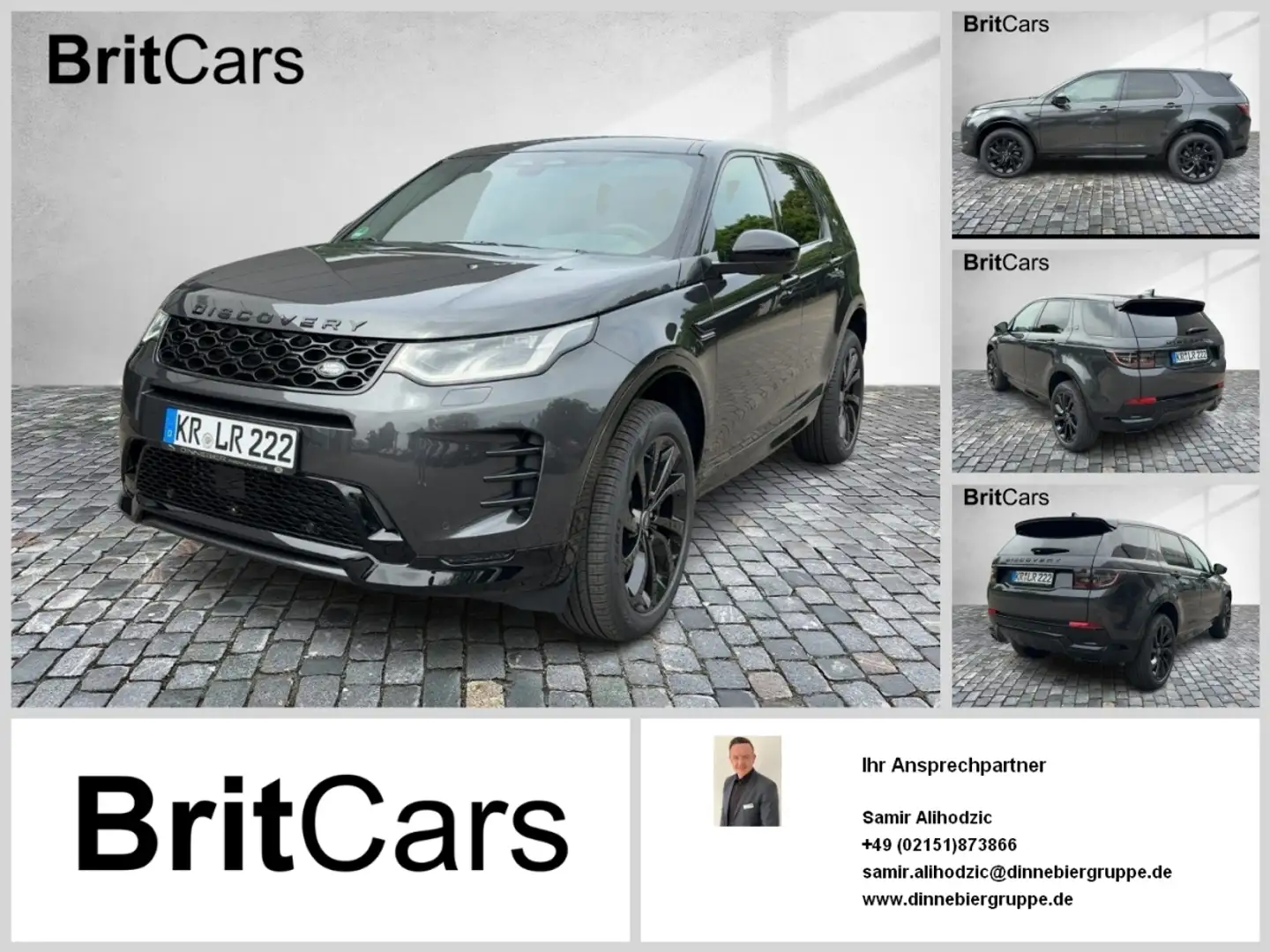 Land Rover Discovery Sport D200 Dyn. SE *AHK*Pano*3D-Surr. Grau - 1