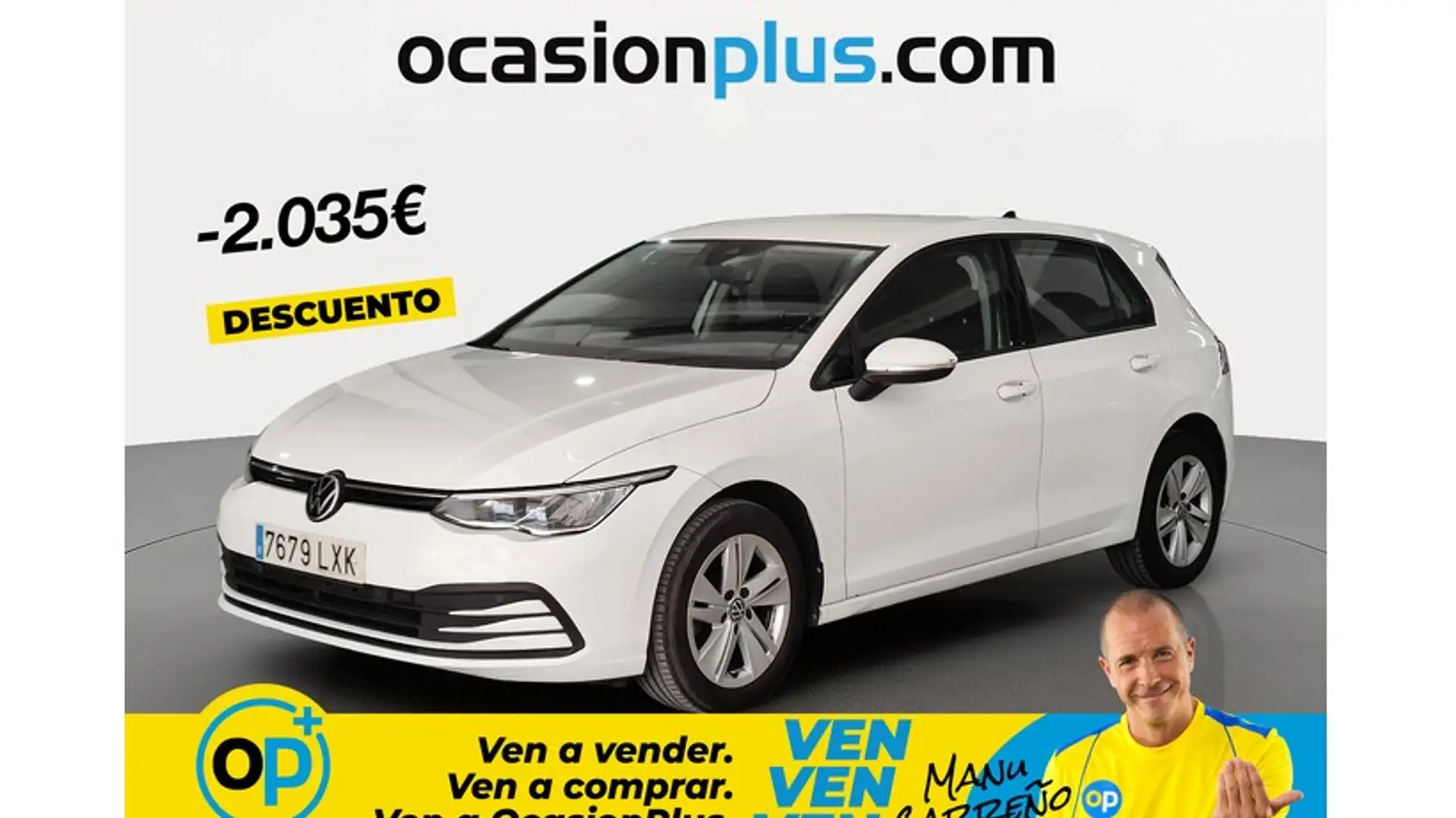 Volkswagen Golf 2.0TDI 85kW Blanco - 1