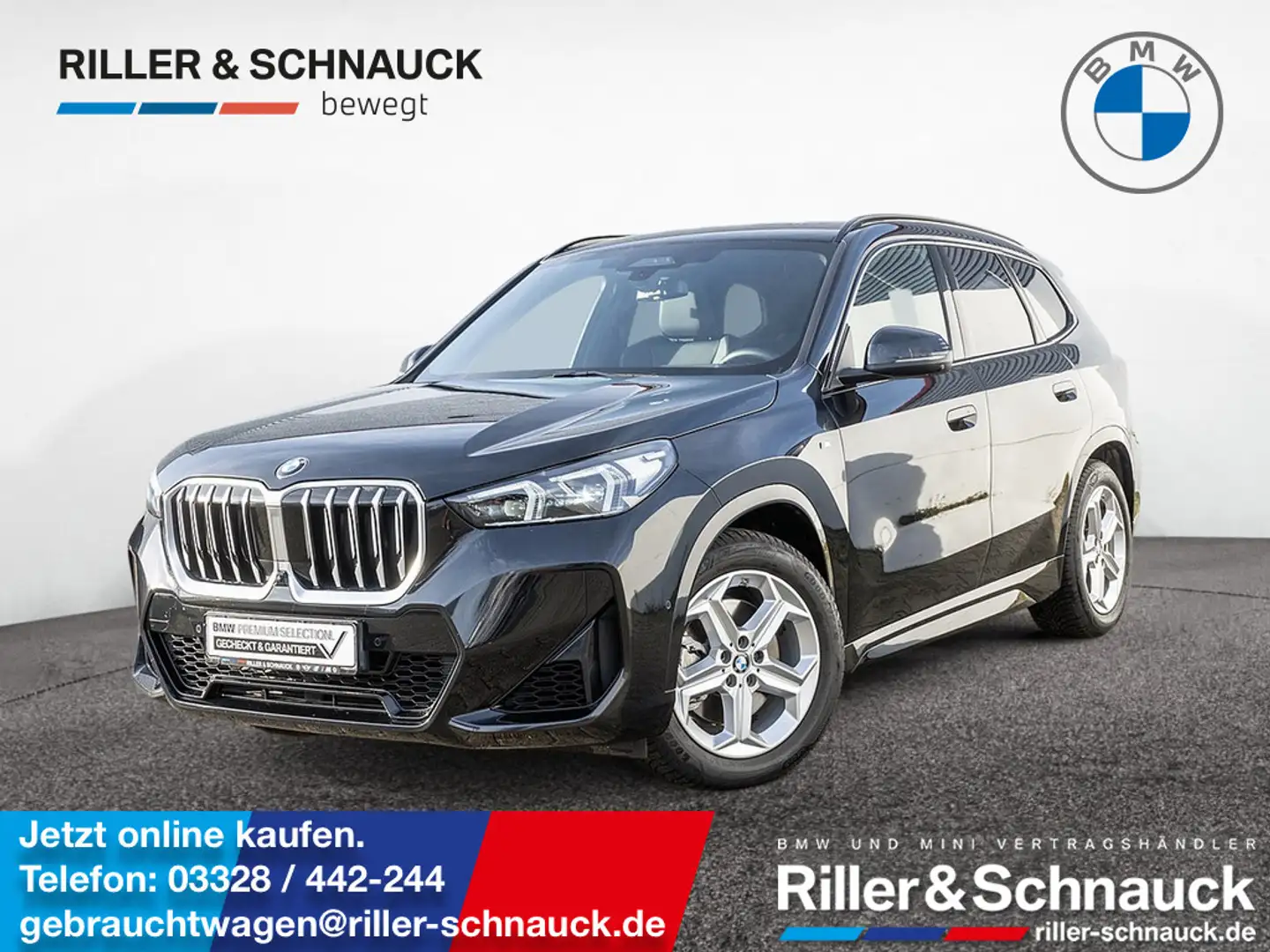BMW X1 xDrive 23i M-Sport AHK+PANO+360°KAM+HUD Schwarz - 1