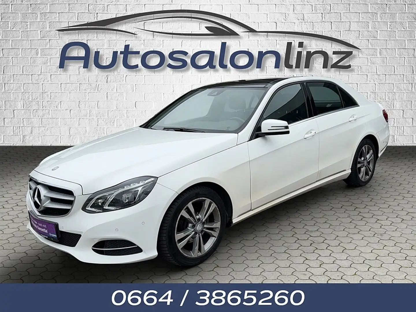 Mercedes-Benz E 200 CDI Autom. AMG Glasdach Kredit ab 199,00 Blanc - 1