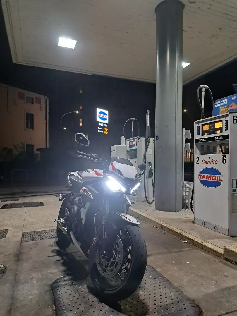 Triumph Street Triple S a2 depotenziata Blanc - 1