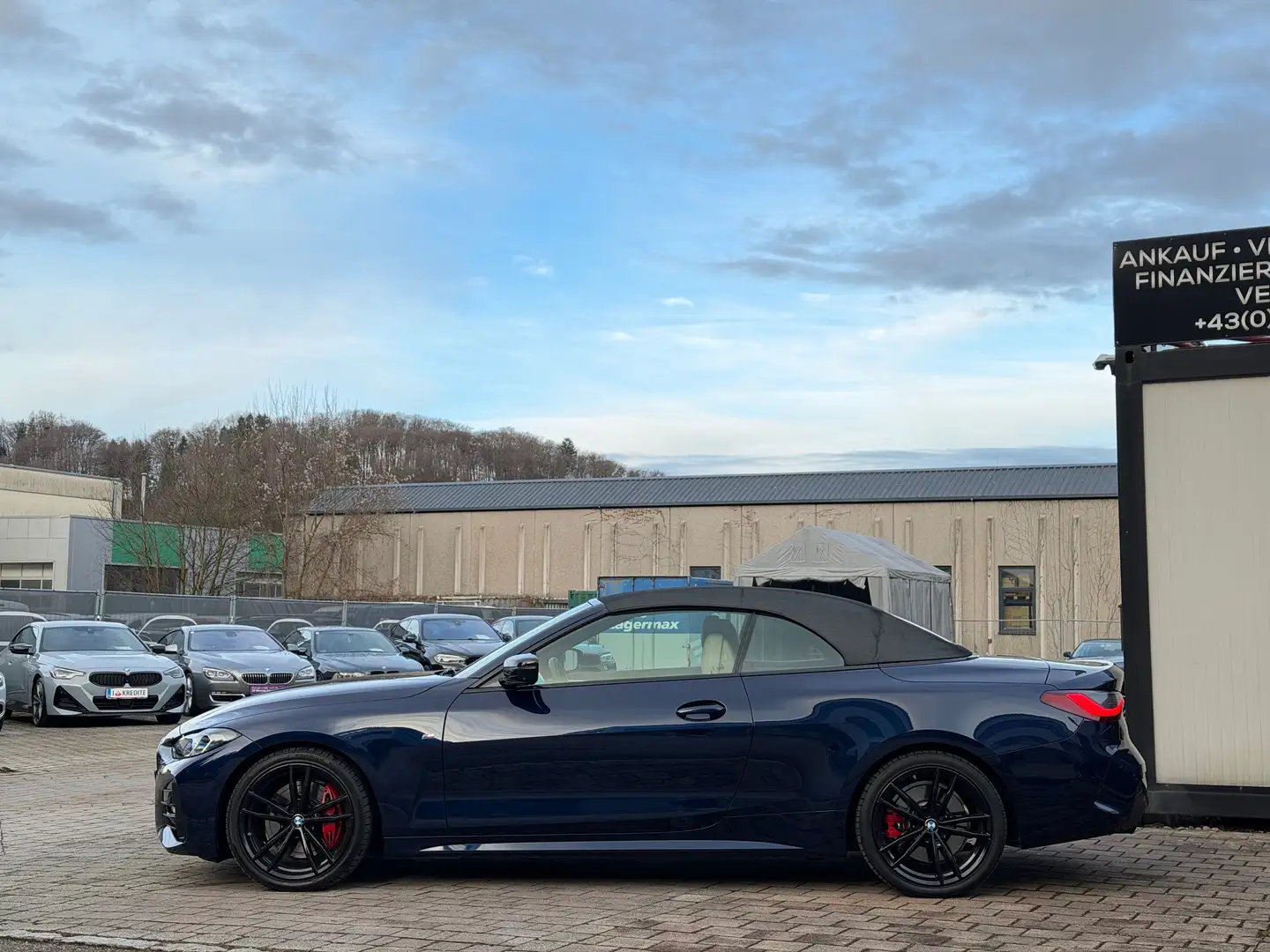 BMW 430 i G23 Cabrio M-Paket Aut. Finanzierung möglich Blau - 2