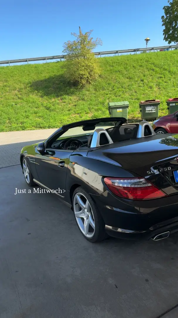 Mercedes-Benz SLK 250 Das 5l Cabrio - DPF & Achse neu! Nackenheizung! Fekete - 1