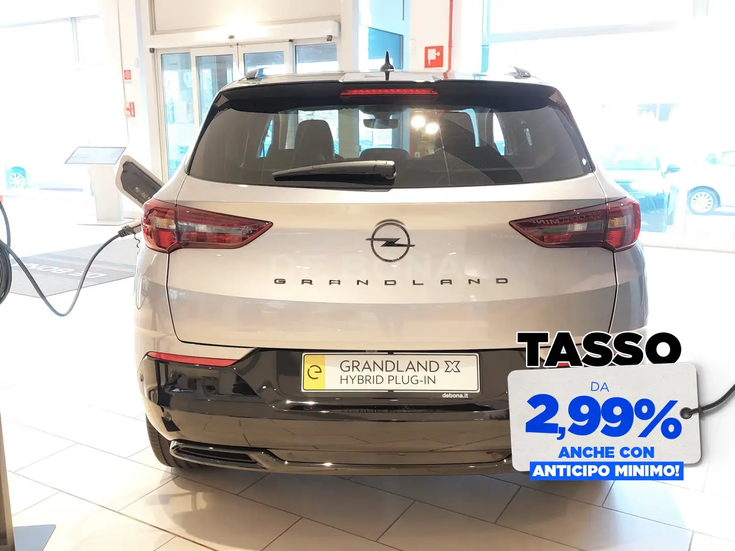 Opel Grandland 1.6 phev gs line fwd 225cv auto Grigio - 2