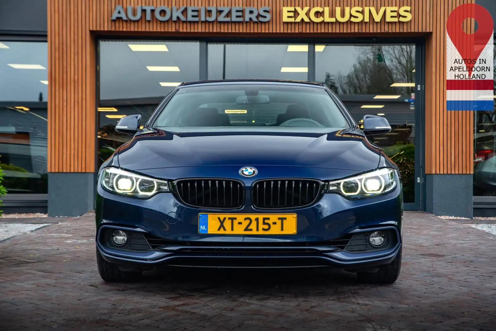 BMW 420 4-serie Coupé 420i Executive Edition xenon n Blau - 1