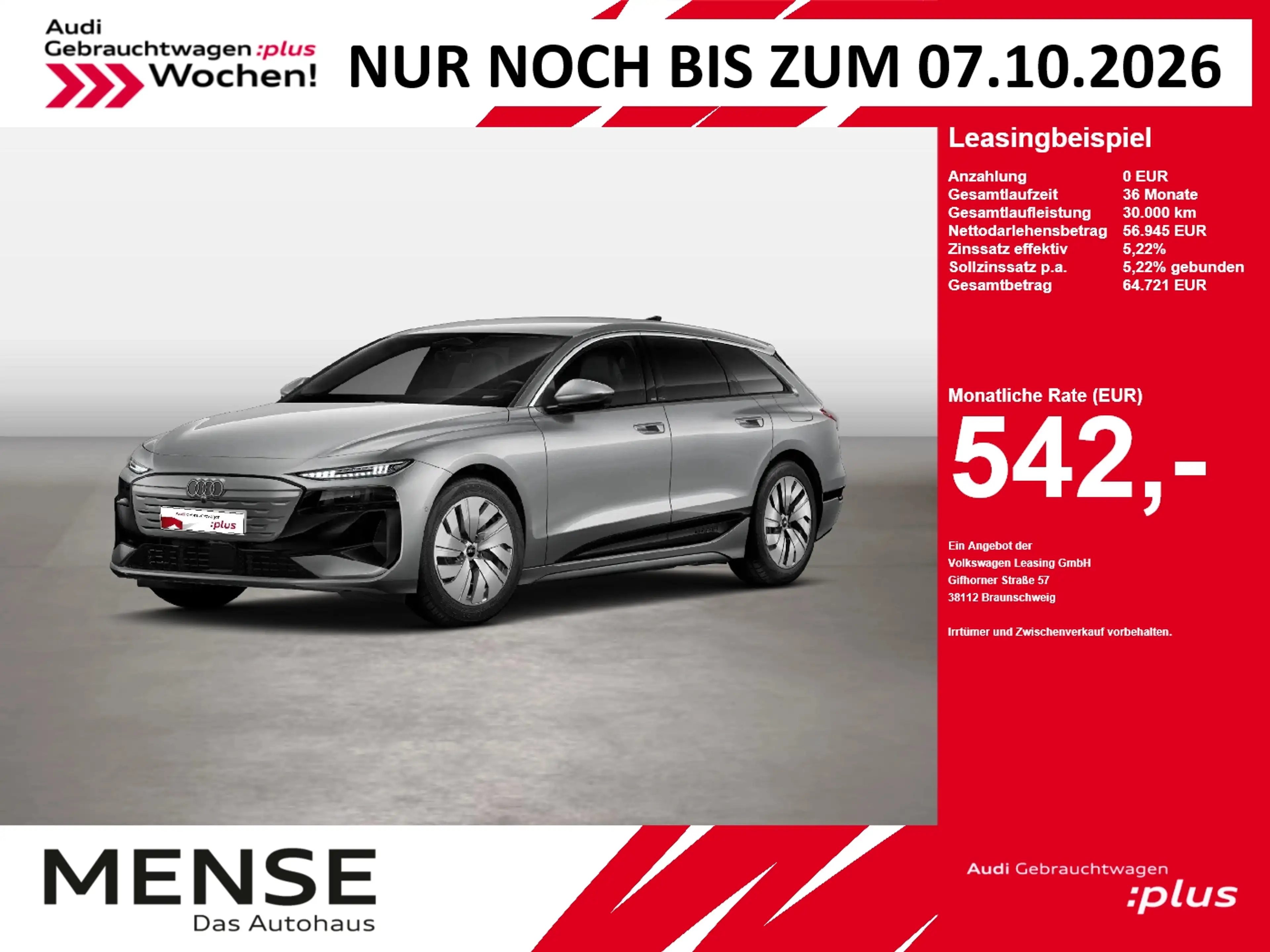 Audi A6 e-tron A6 Avant e-tron quattro 315 kW Matrix CarPlay 4xSH