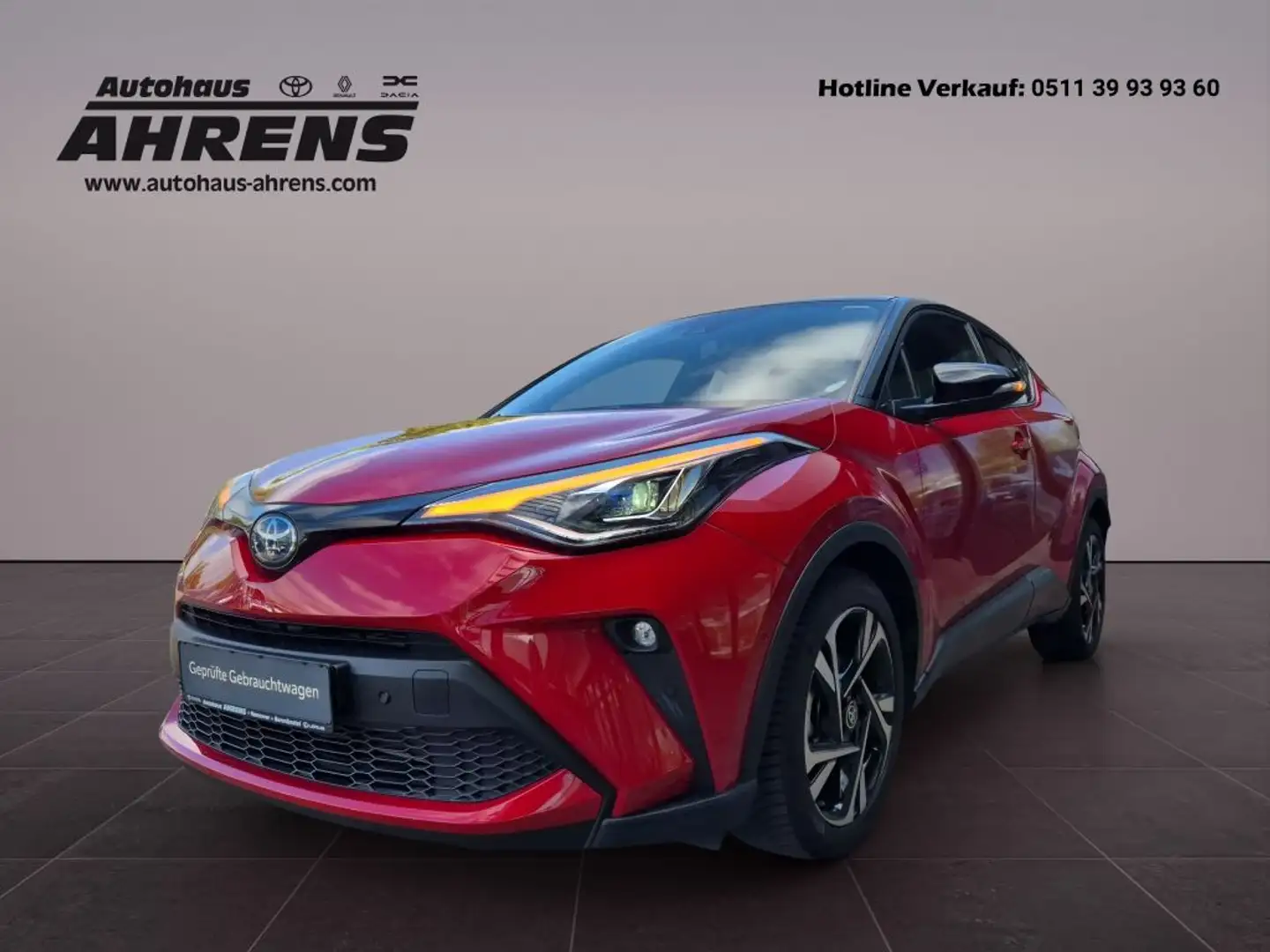 Toyota C-HR 2.0 Team D Allwetter Smart Connect LED Sitzheizung Rood - 1