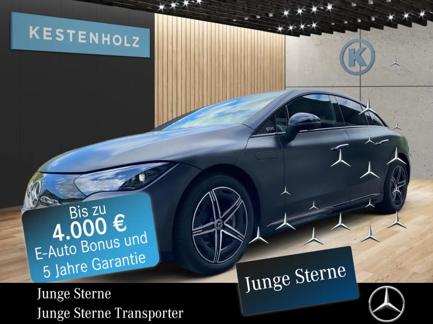 Mercedes-Benz EQE 350 0,25% VERSTEUERUNG**AMG*NIGHT*MAGNO Gris - 1