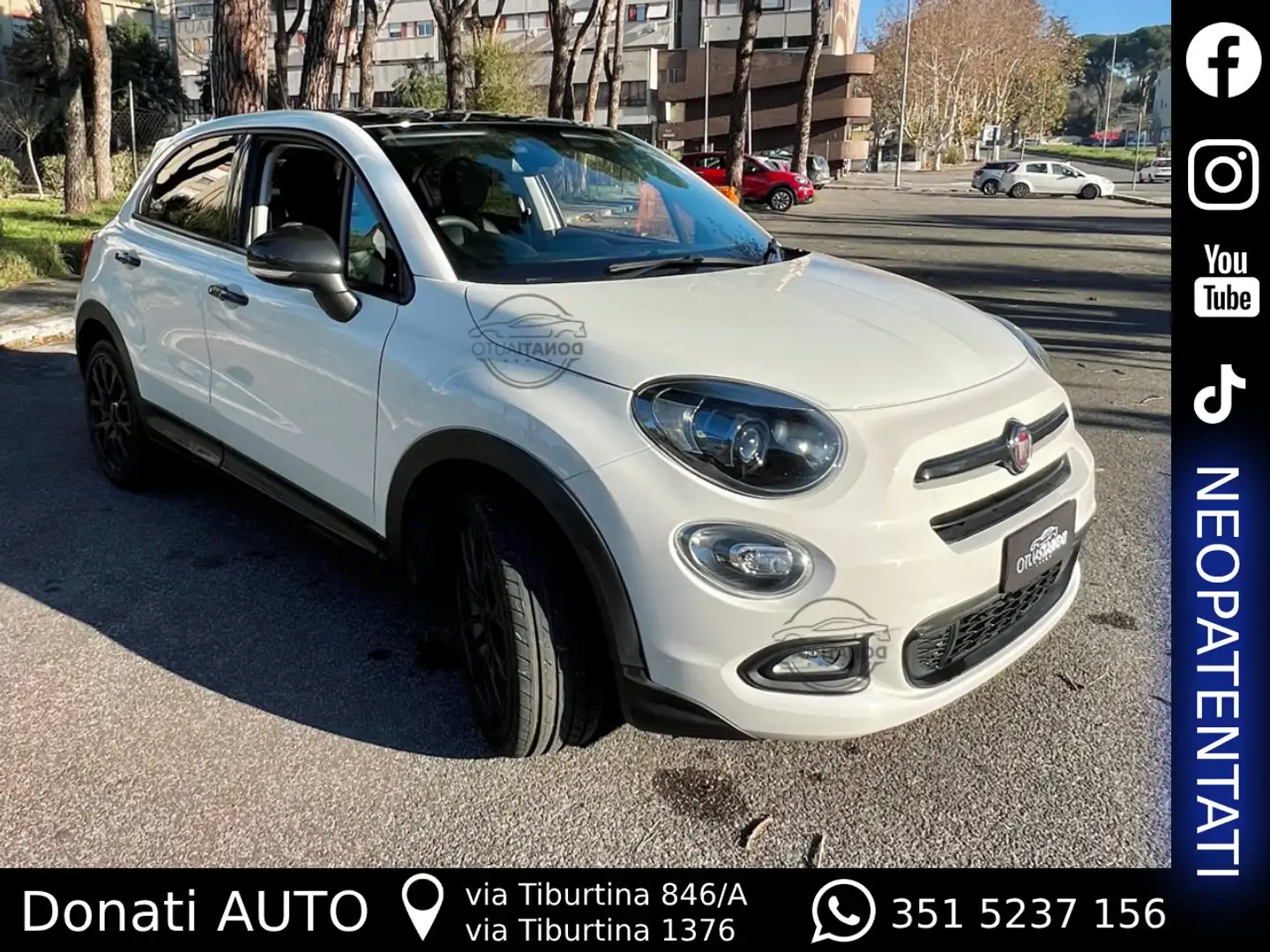 Fiat 500X 1.4 Sport Opening edition 140cv Tetto Apribile Bianco - 1