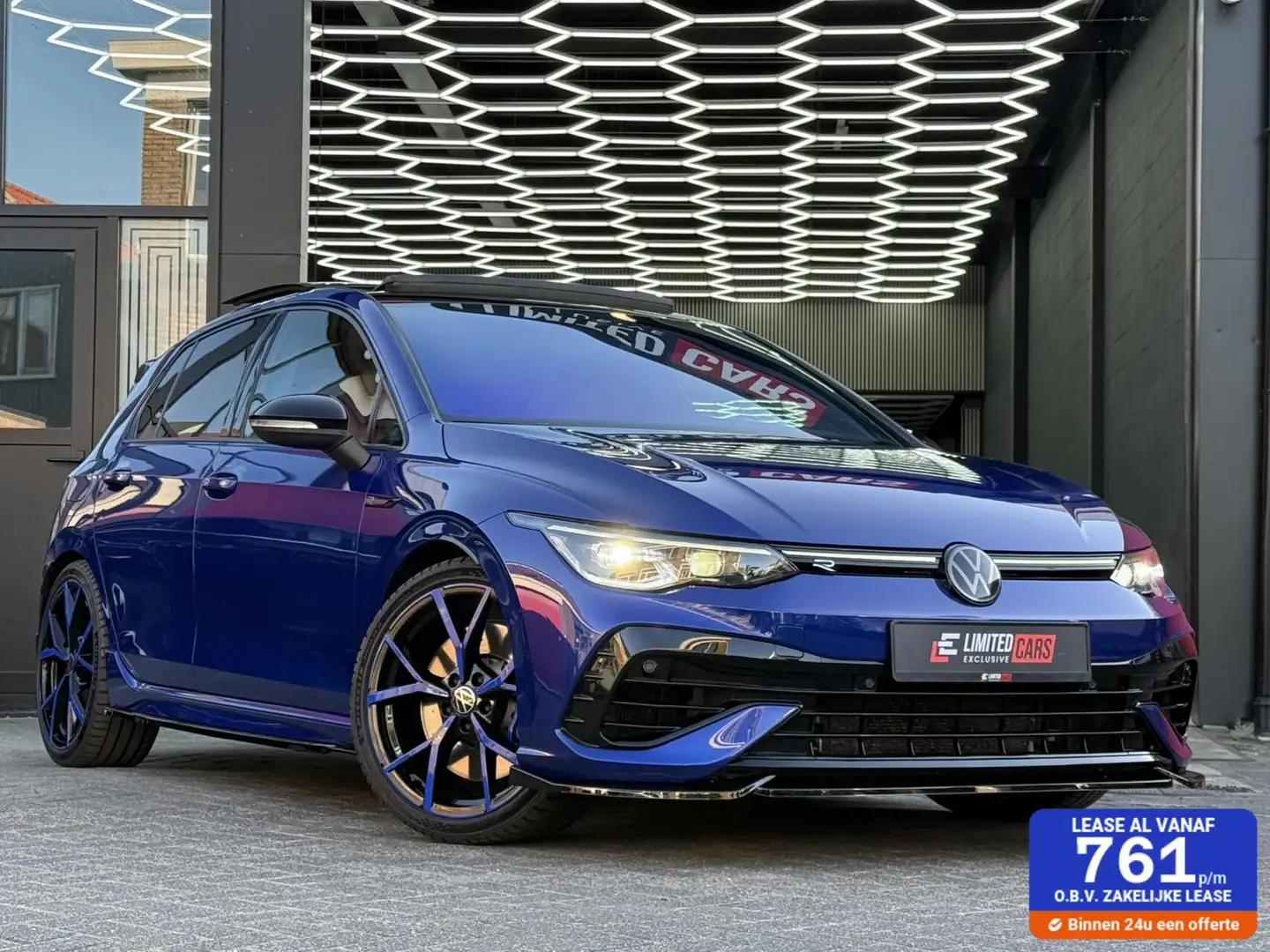 Volkswagen Golf 8 2.0 TSI R 4Motion | PANO | AKRA | STAGE 2 Bleu - 1