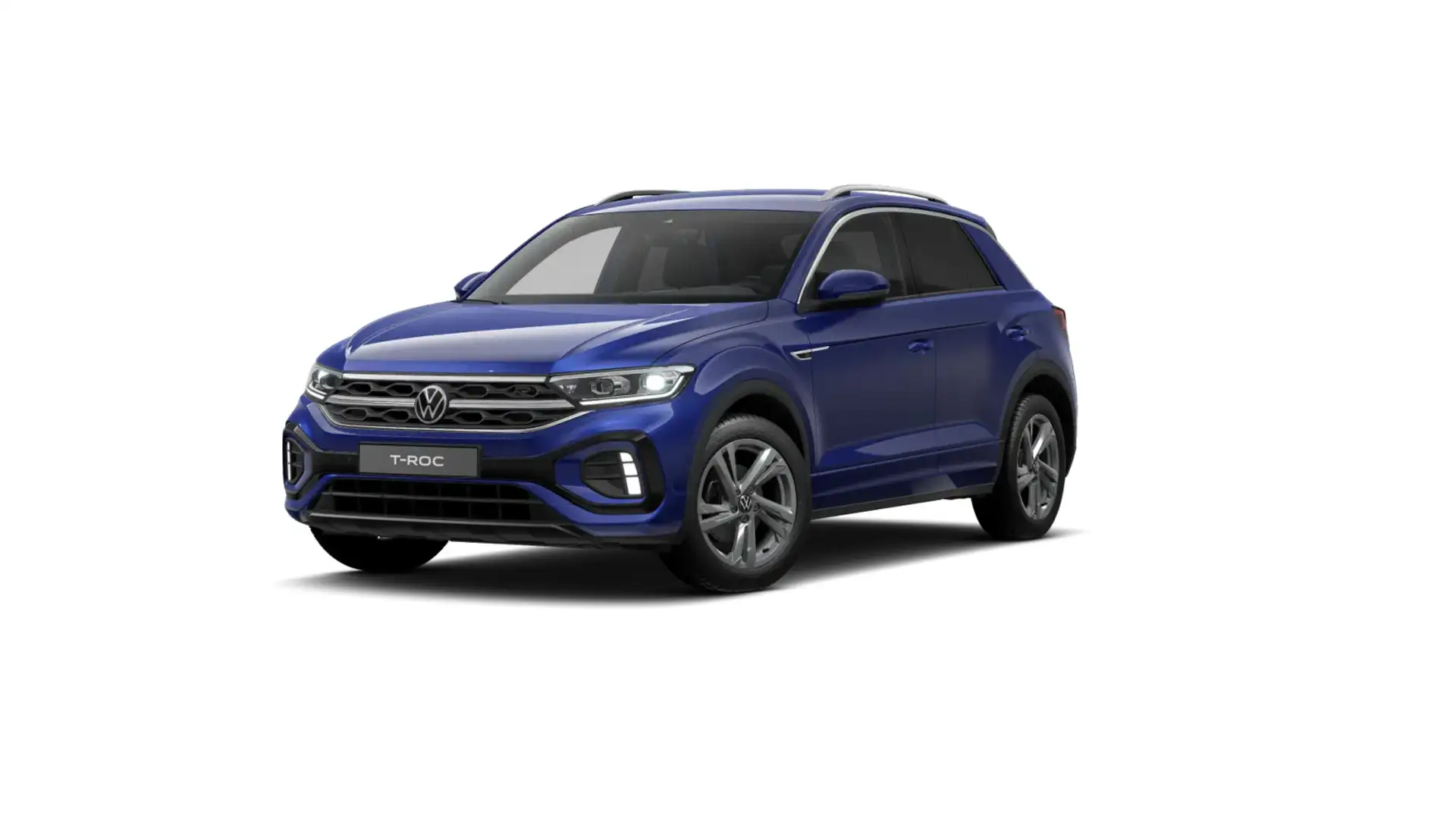 Volkswagen T-Roc 1.0 TSI R-LINE NAVI AHK LM17 Blau - 2