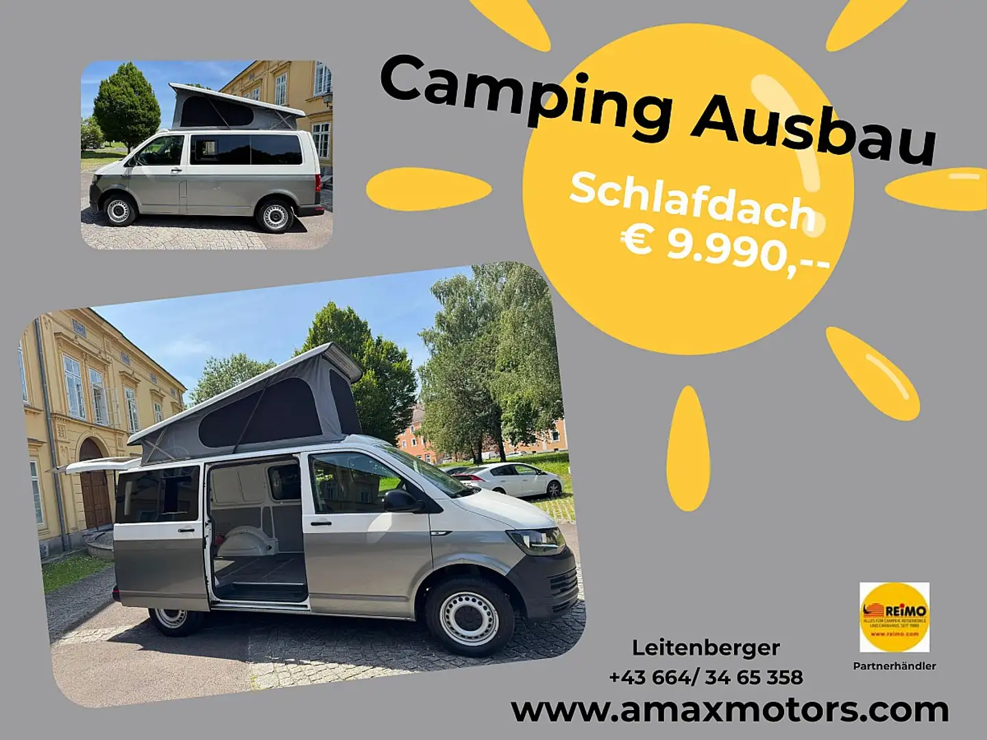 Volkswagen T6 Transporter T6 Kastenwagen KR Heckklappe 2.0TDI Klima, Berg... Rouge - 2