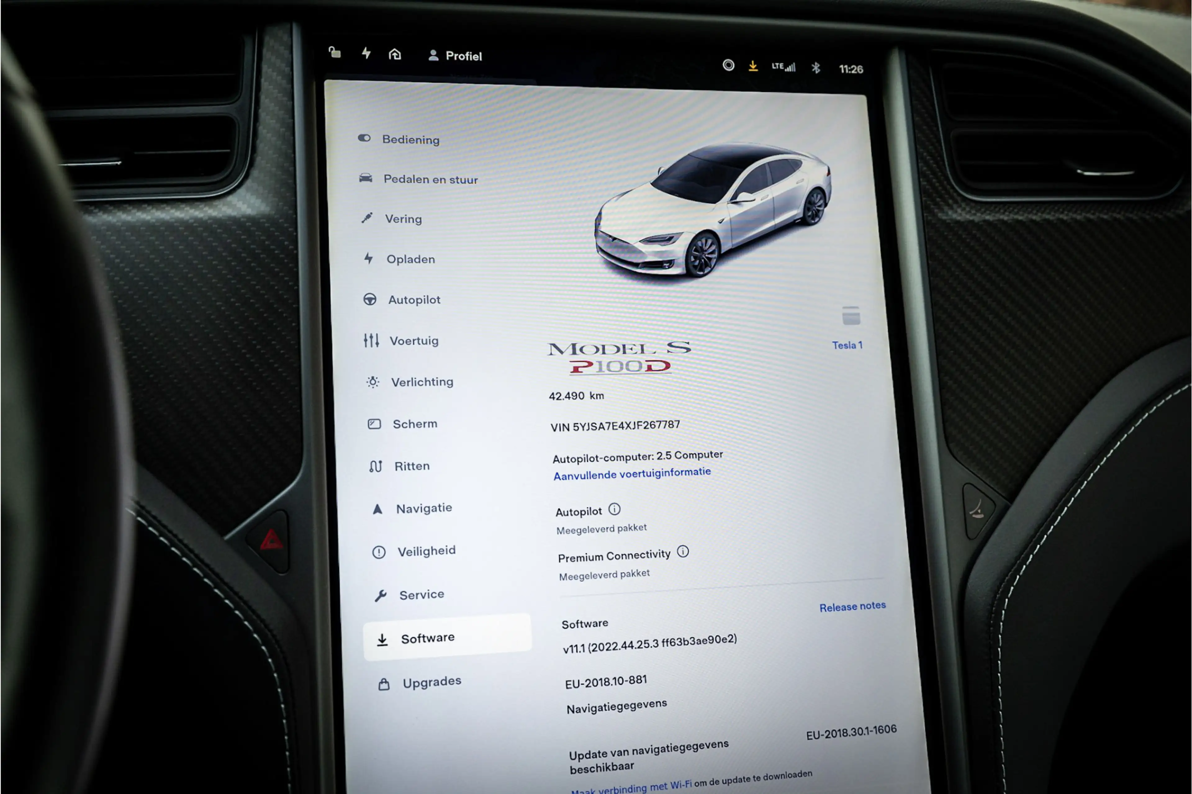 Tesla Model S P100D Performance Ludicrous Stoelventilatie Carbon — photo 11