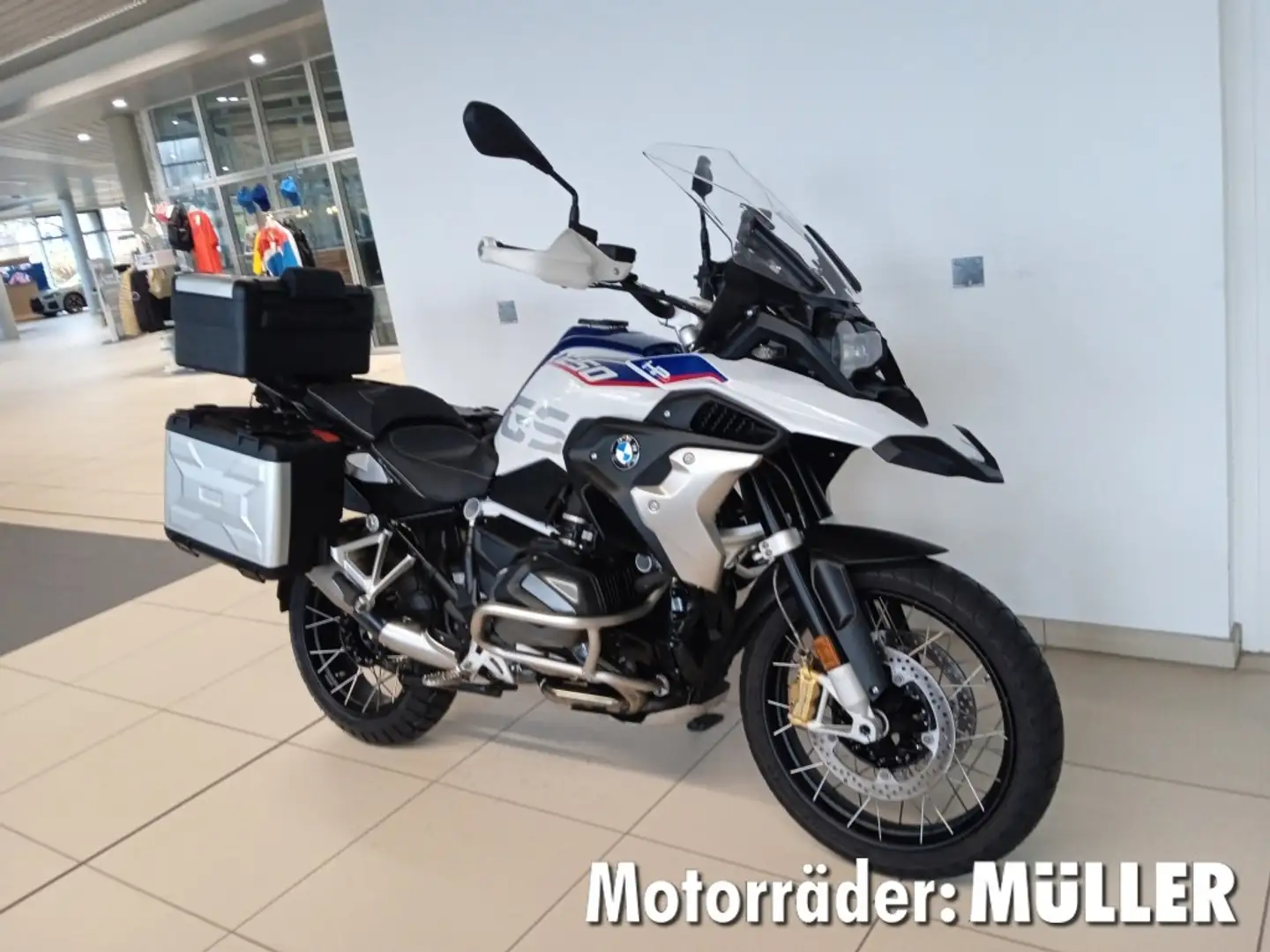 BMW R 1250 GS 4 Pakete, viel Zubehör, Style HP, DTC, RDC Weiß - 2