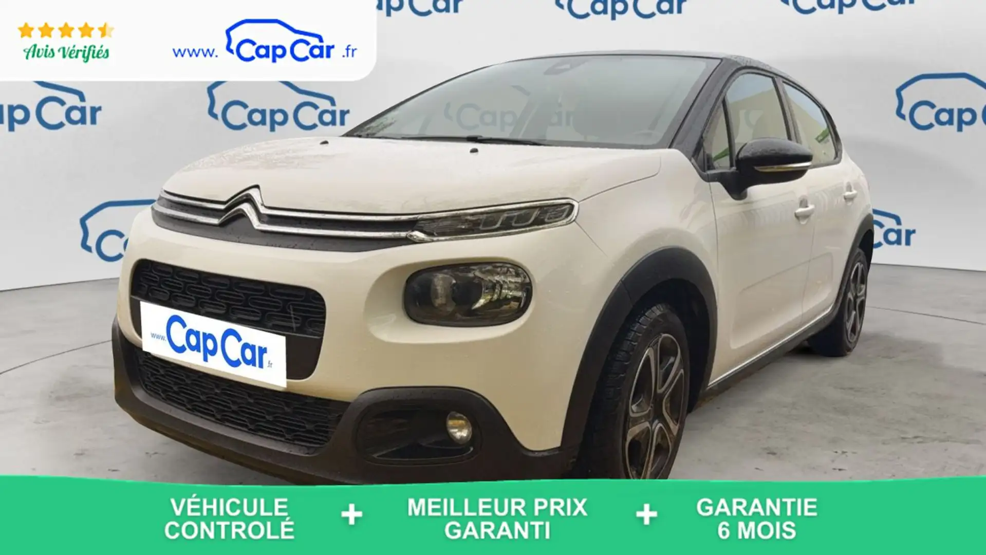 Citroen C3 1.5 BlueHDi 100 Feel Pack Blanc - 1