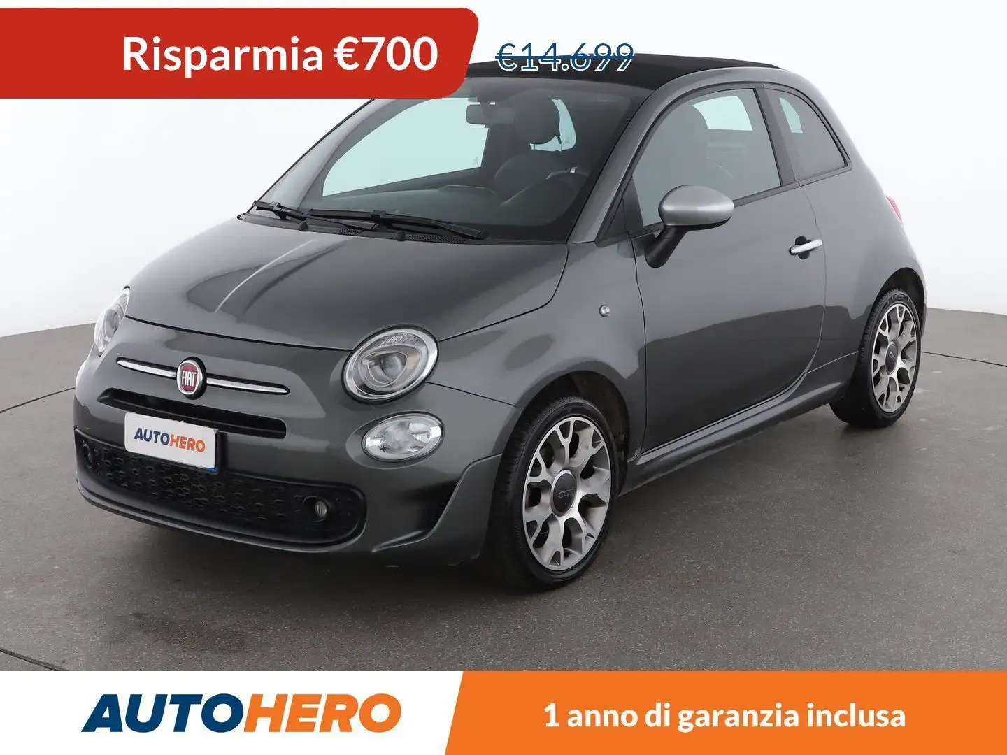 Fiat 500C 1.0 Mild-Hybrid Rockstar MHEV Verde - 1