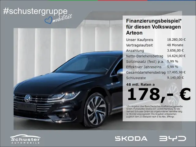 Volkswagen Arteon R LINE 2.0TSI*DSG AHK LED ACC R Kam Navi