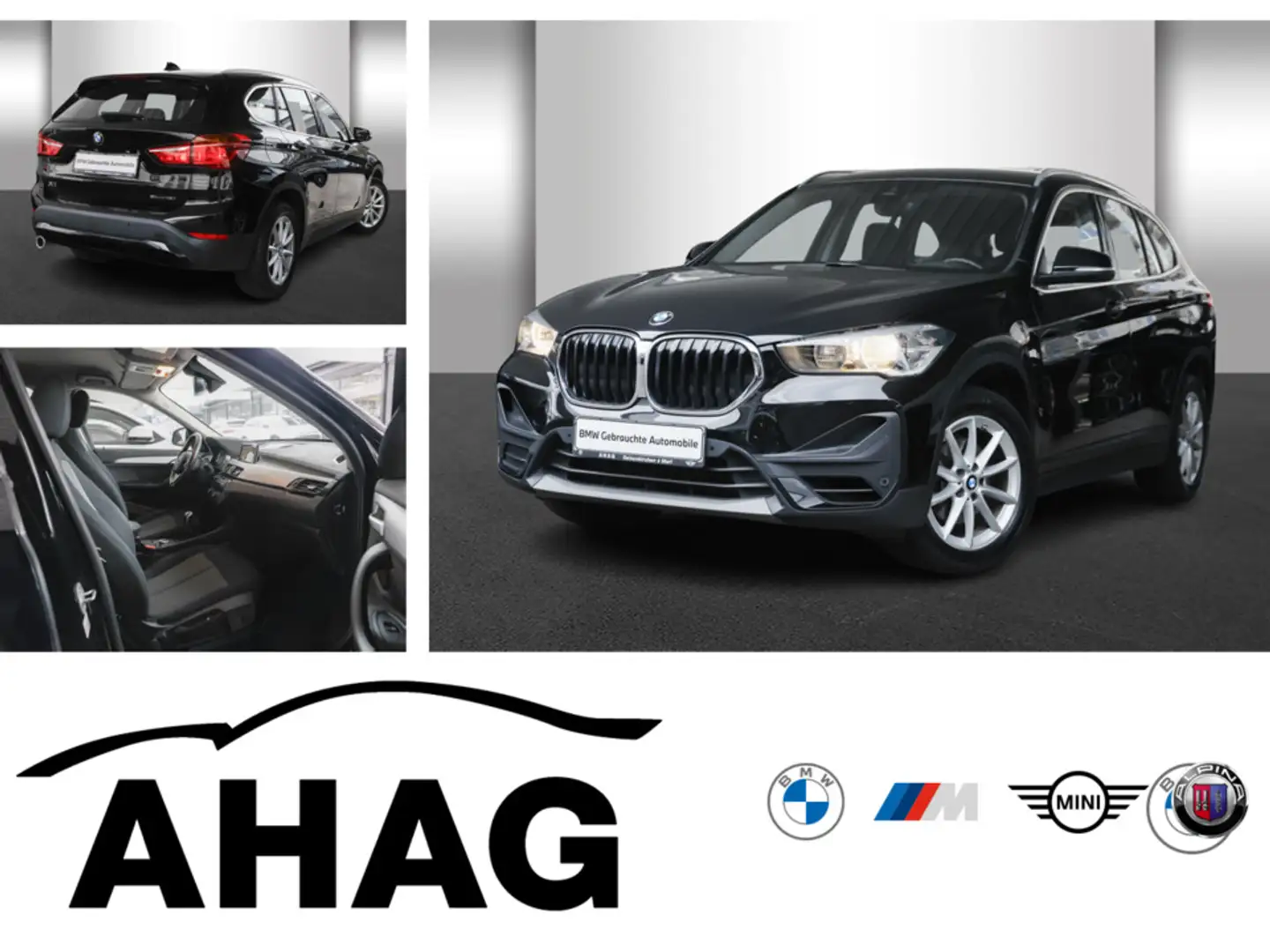 BMW X1 sDrive18i Advantage Klimaaut. PDC MF Lenkrad Schwarz - 1