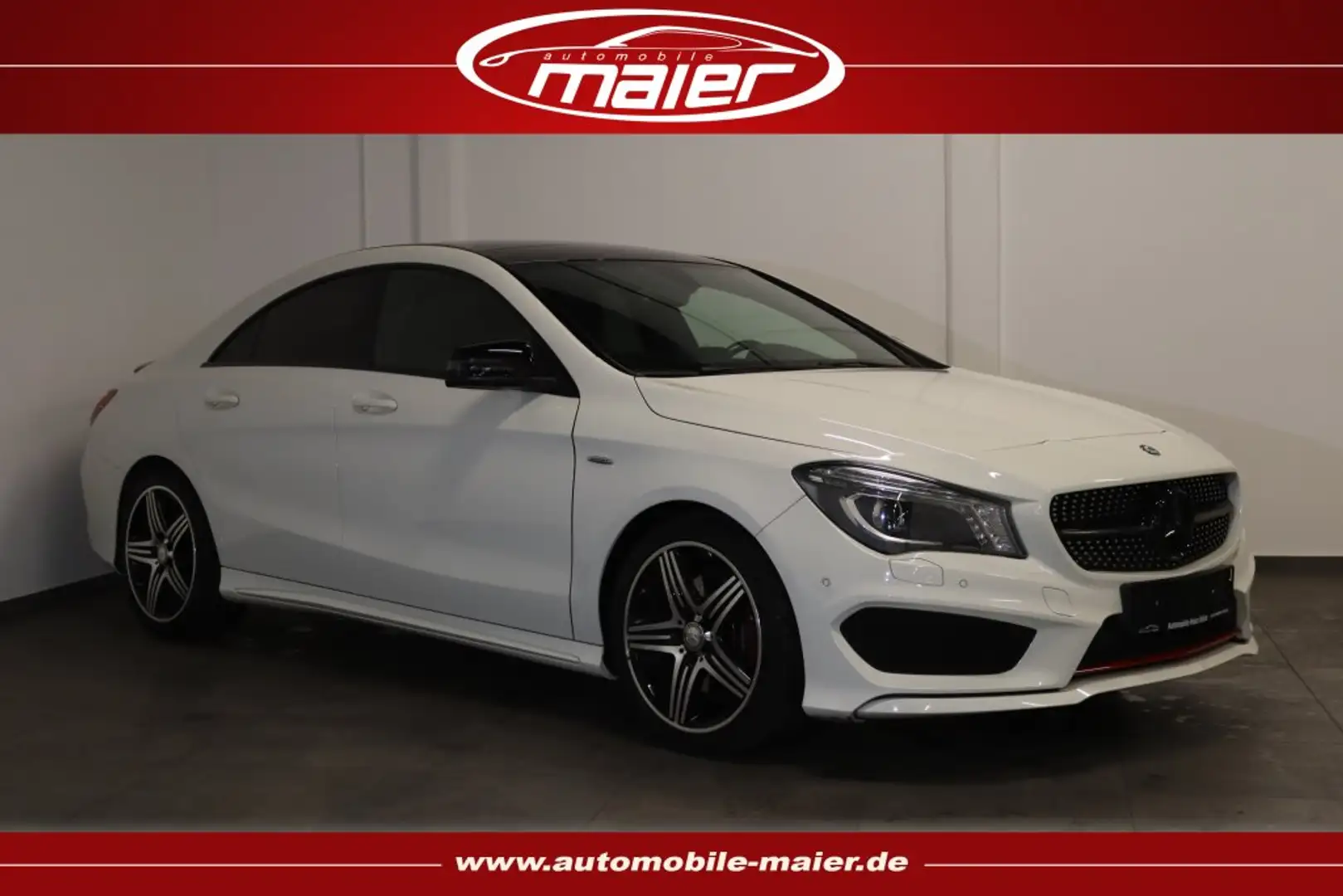 Mercedes-Benz CLA 250 Limo AMG Line Night-Xenon-Navi-Pano-H&K- White - 1