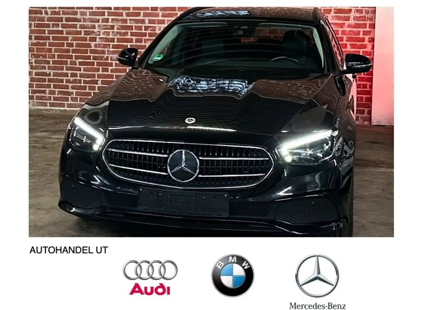 Mercedes-Benz E 220 d T 9G LED/AHK/R.Kamera/MBUX/WIDE/Totwinkel Schwarz - 1