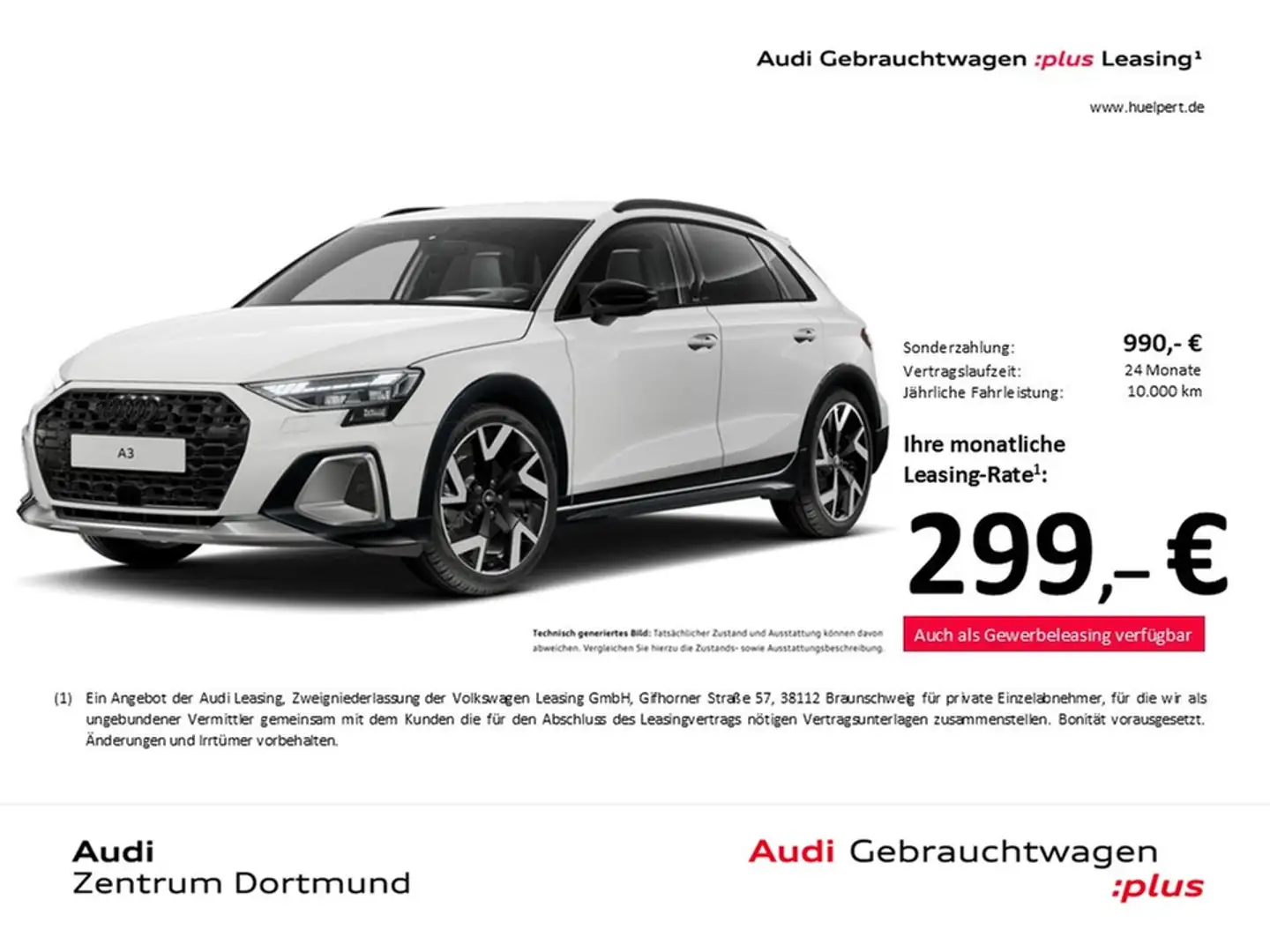 Audi A3 allstreet 35 S LINE CAM ACC LM19 MATRIX NAVI+ Weiß - 1