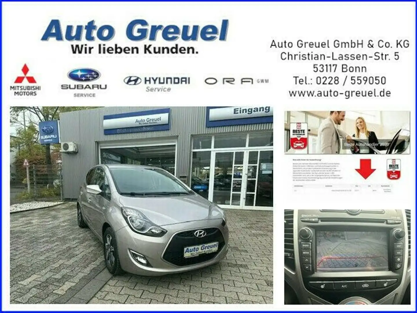 Hyundai iX20 Premium Navi Allwetter AHK WENIG KM!!!! Gold - 1