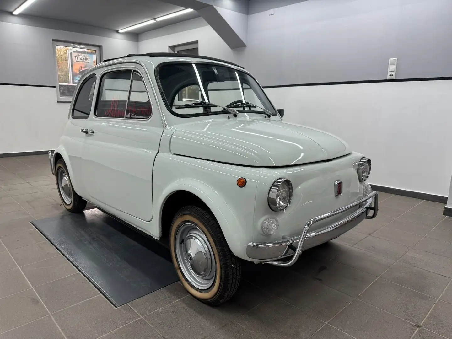Fiat 500 110F Berlina 500L Cabrio/ Restauriert!/ Tüv Neu Weiß - 2