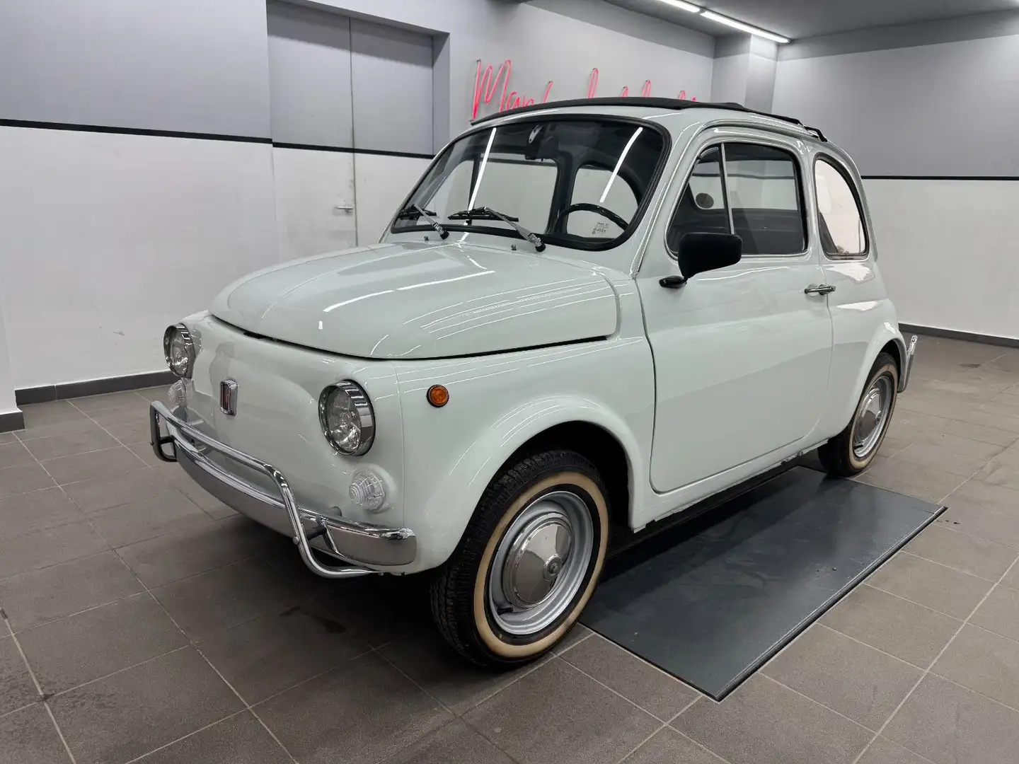 Fiat 500 110F Berlina 500L Cabrio/ Restauriert!/ Tüv Neu Weiß - 1