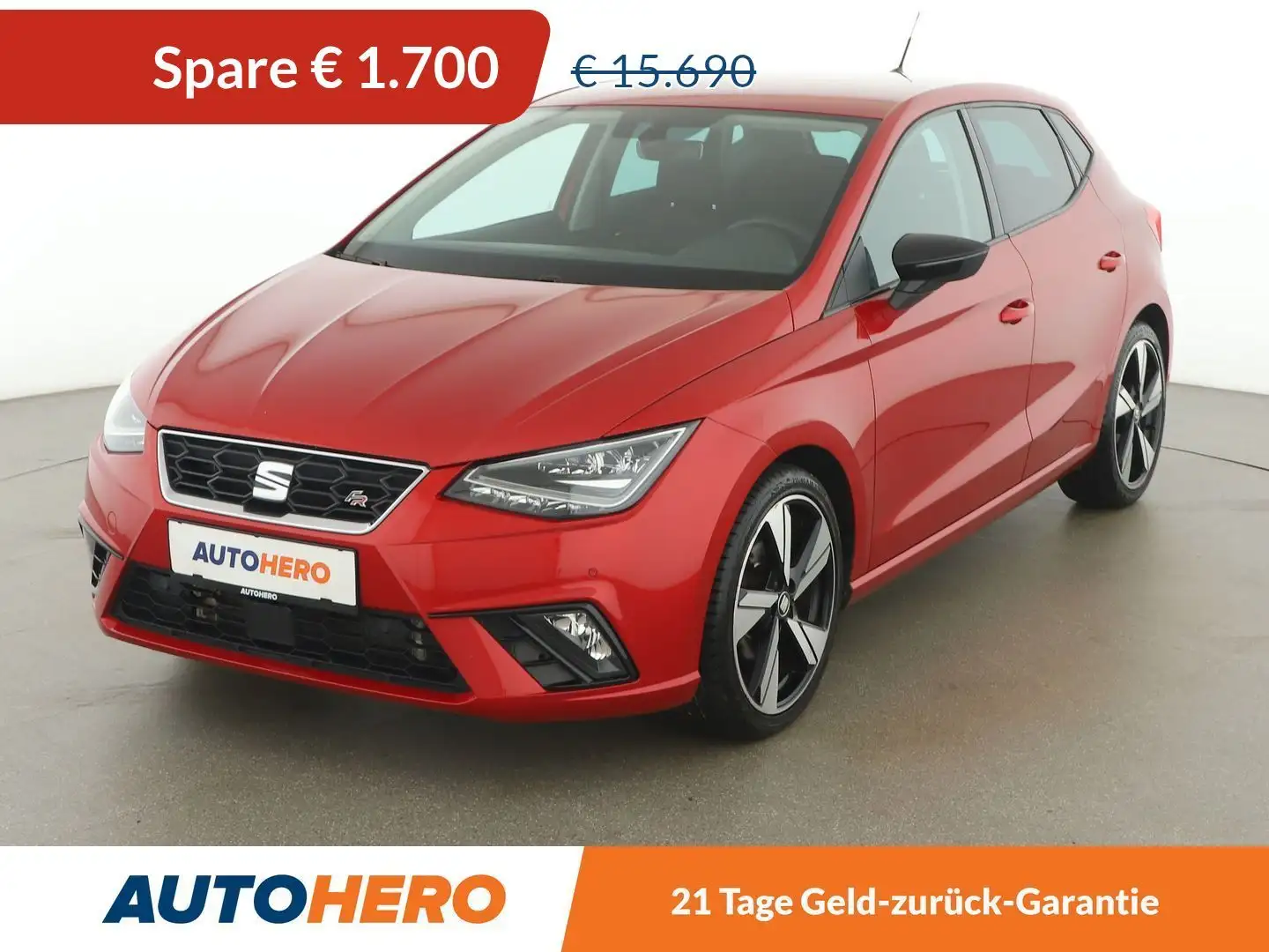 SEAT Ibiza 1.6 TDI FR *LED*NAVI*CAM*SHZ* Rot - 1