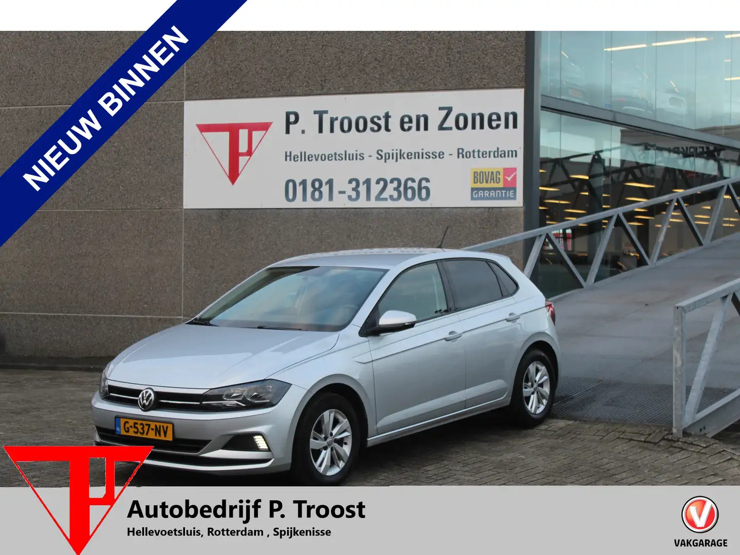 Volkswagen Polo 1.0 TSI Airco/Apple carplay/Licht metalen velgen/P Gris - 1