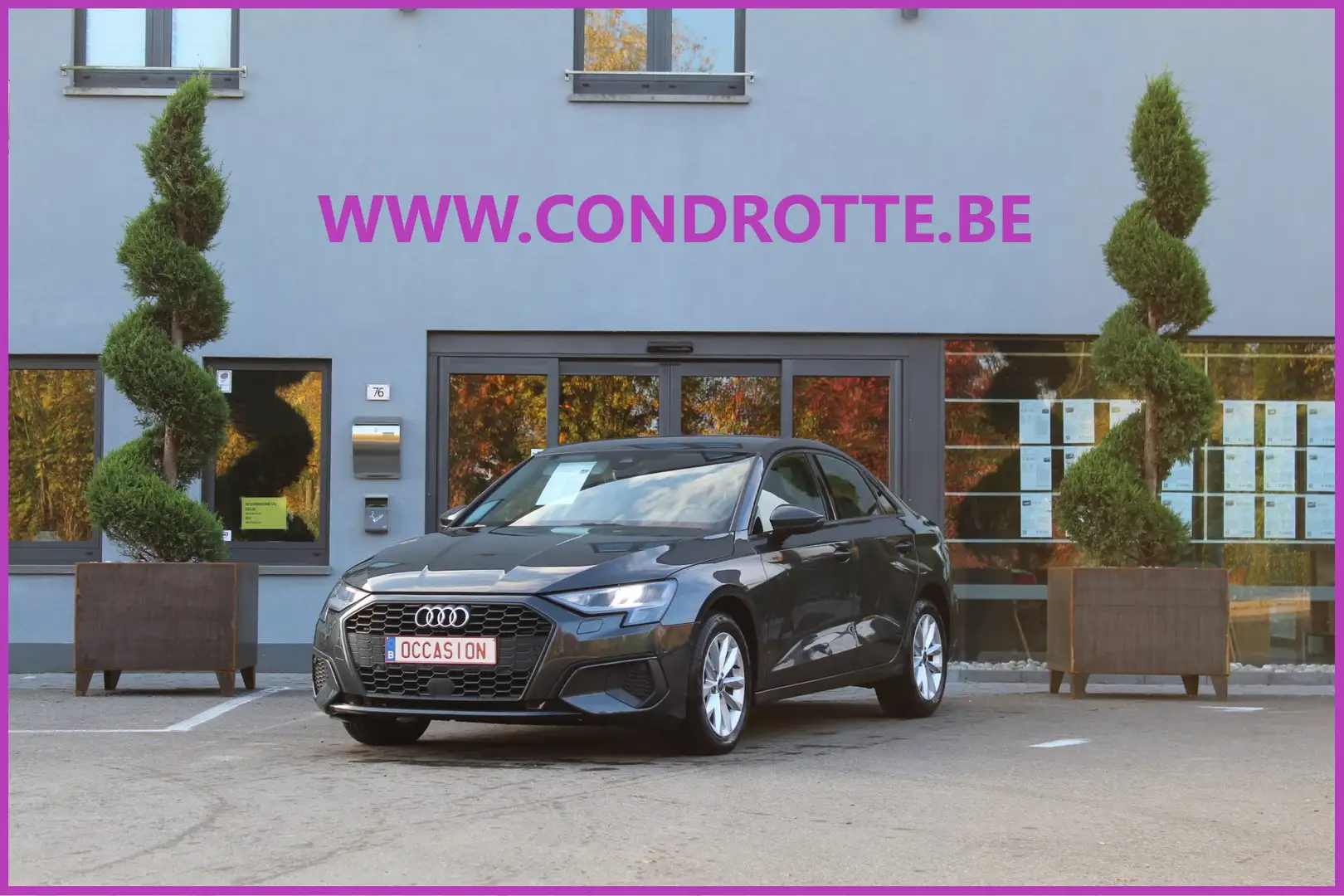 Audi A3 BERLINE 35 TDi 150 CV ATTRACTION Gris - 1