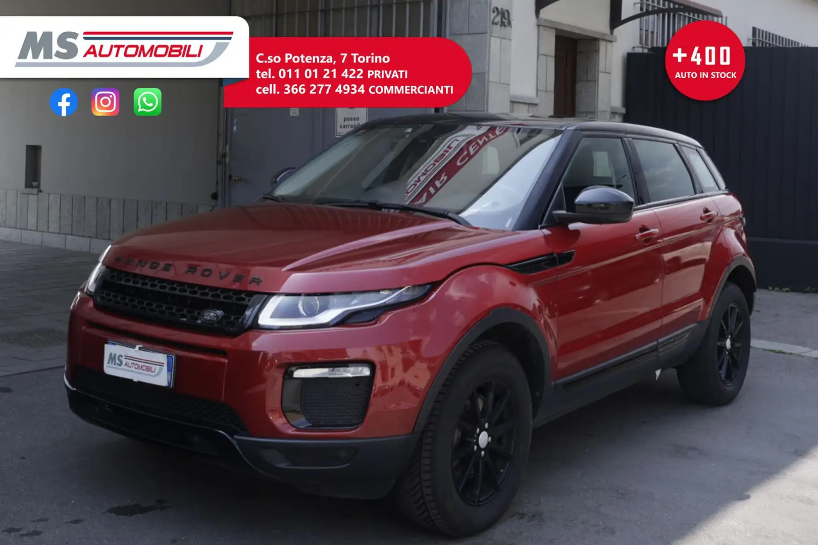 Land Rover Range Rover Evoque Land Rover RR Evoque 2.0 TD4 180 CV 5p. HSE Dynam Rosso - 1