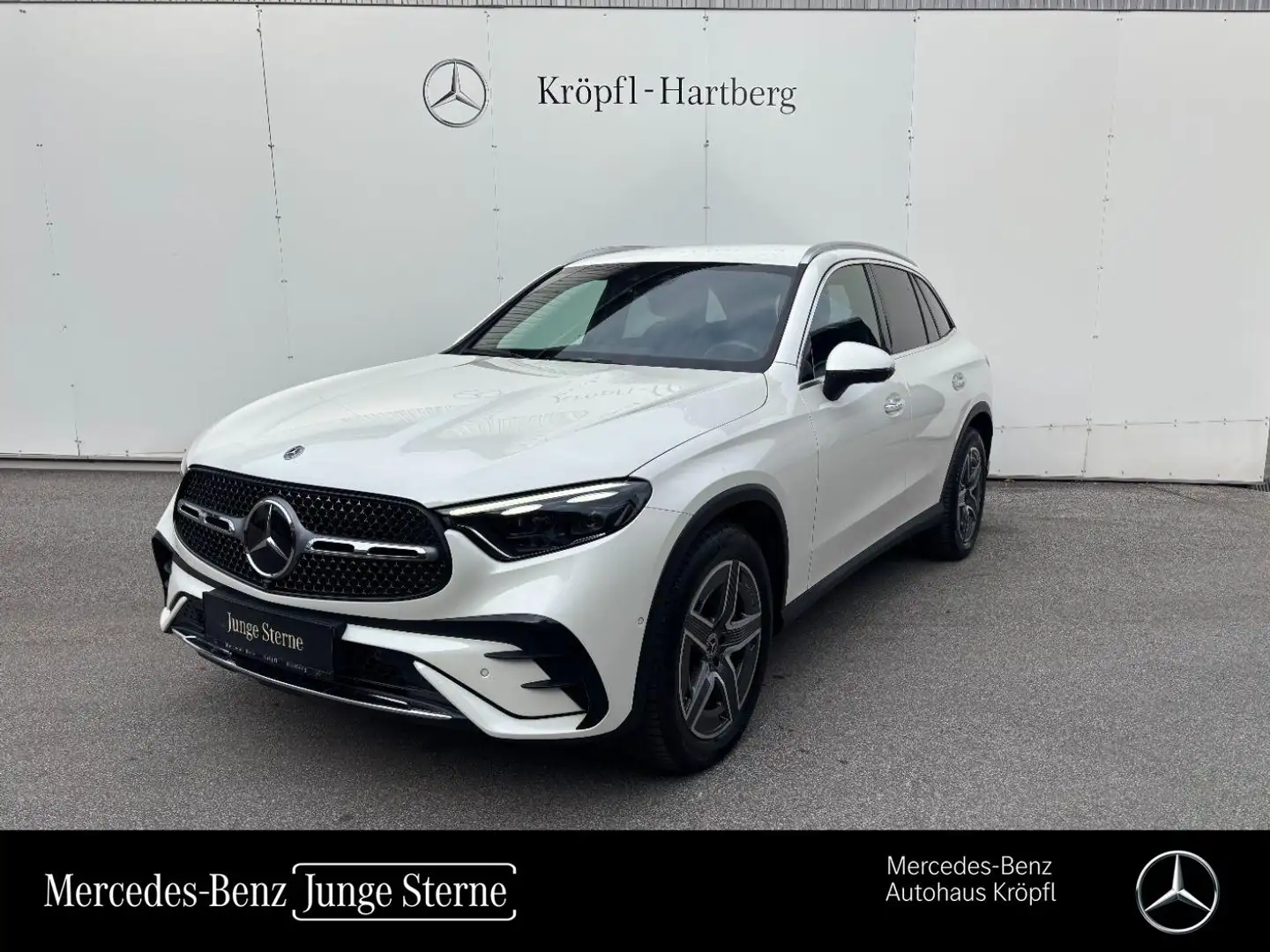 Mercedes-Benz GLC 220 d 4MATIC Distr PTS Shz Navi eHeck Ambi Weiß - 1