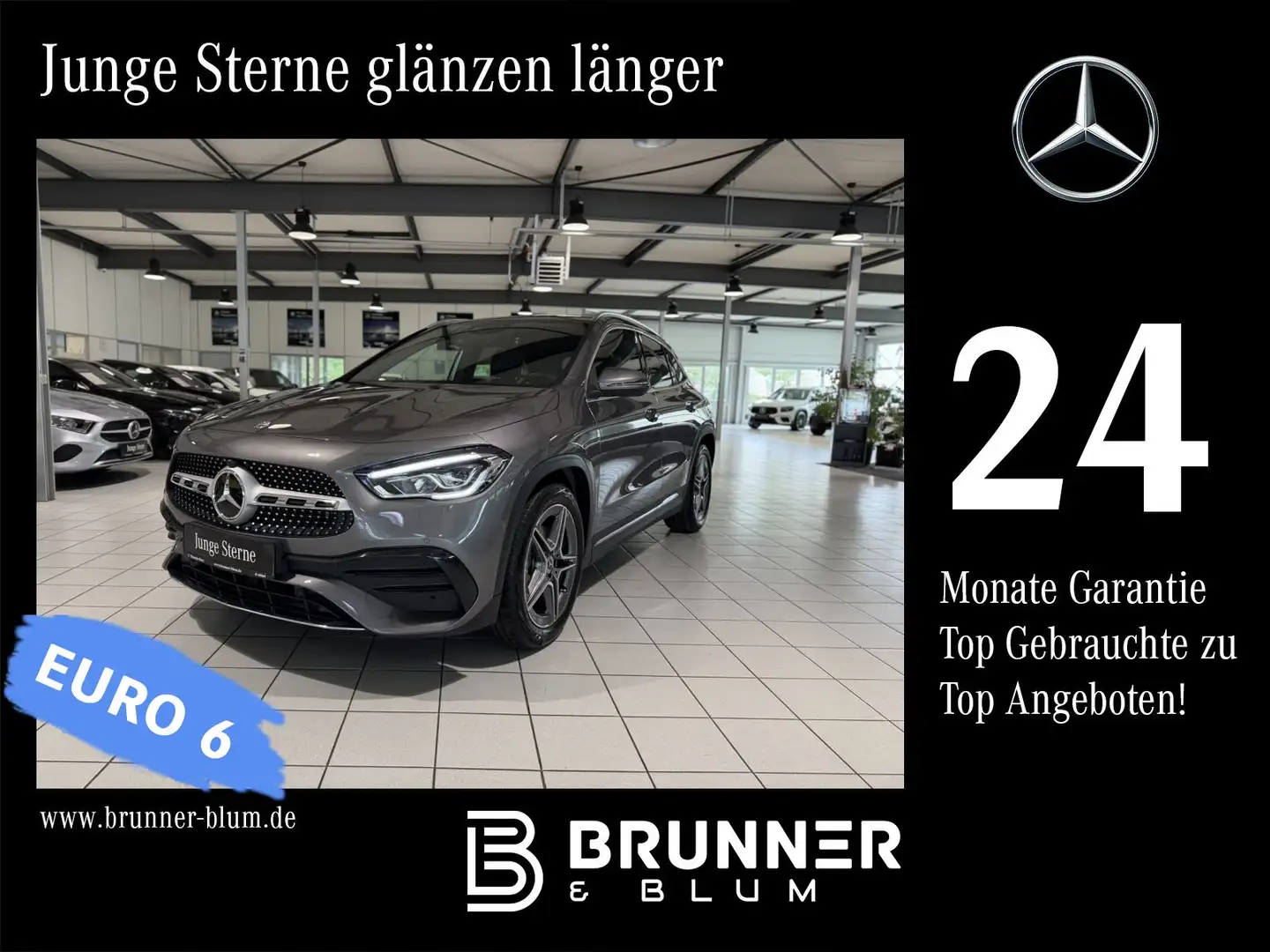 Mercedes-Benz GLA 200 GLA 200 AMG Line,Kamera,LED,MBUX Premium,DAB,SHZ Grijs - 1