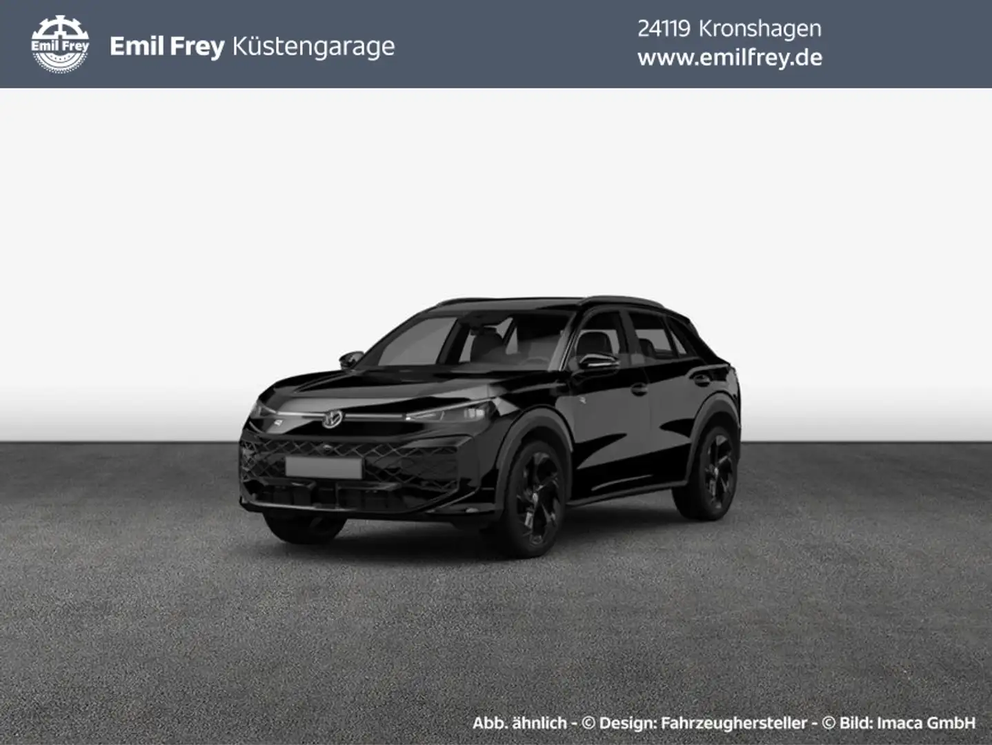 Volkswagen T-Roc R-Line 1.5 l eTSI OPF 110 kW (150 PS) 7-Ga Zwart - 1