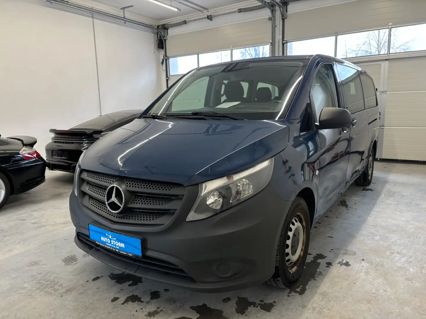 Mercedes-Benz Vito 114CDI Pro extralang* 2 x Schiebtüren*Navi*9-Gang Blau - 1