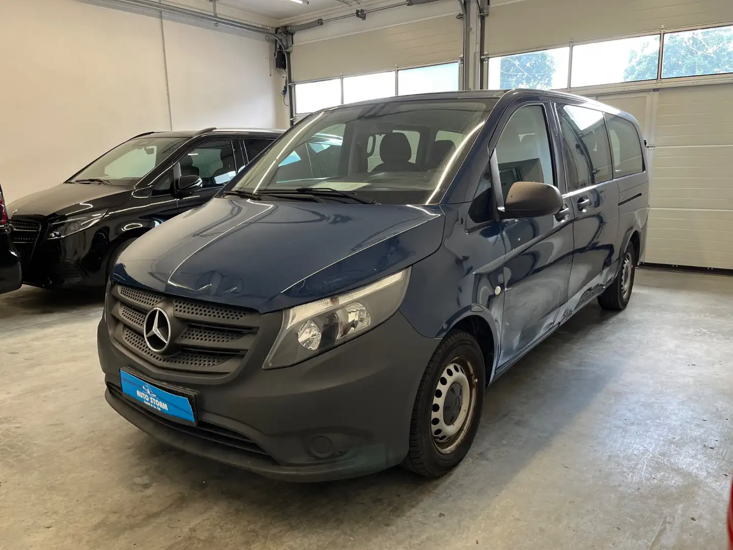Mercedes-Benz Vito 114CDI Pro extralang* 2 x Schiebtüren*Navi*9-Gang Blau - 1