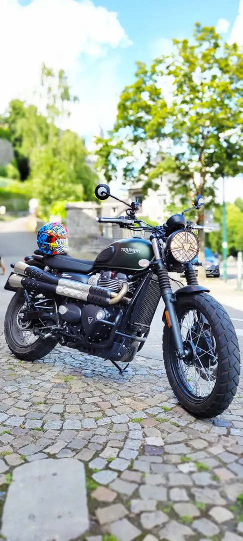 Triumph Street Scrambler Grün - 1