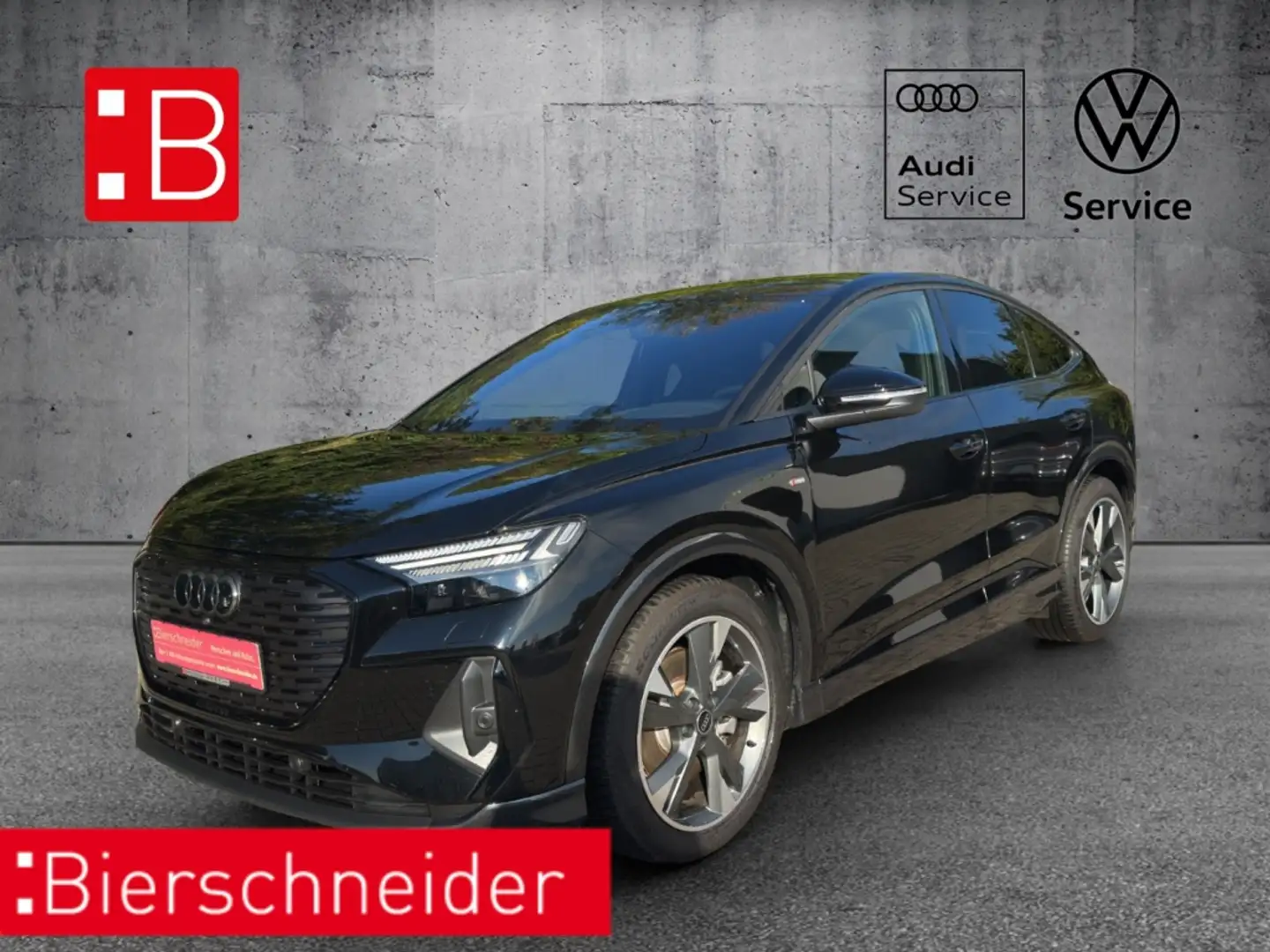 Audi Q4 e-tron Sportback 45 MATRIX 20 S-SITZE HEAD-UP KAMERA ACC Schwarz - 1