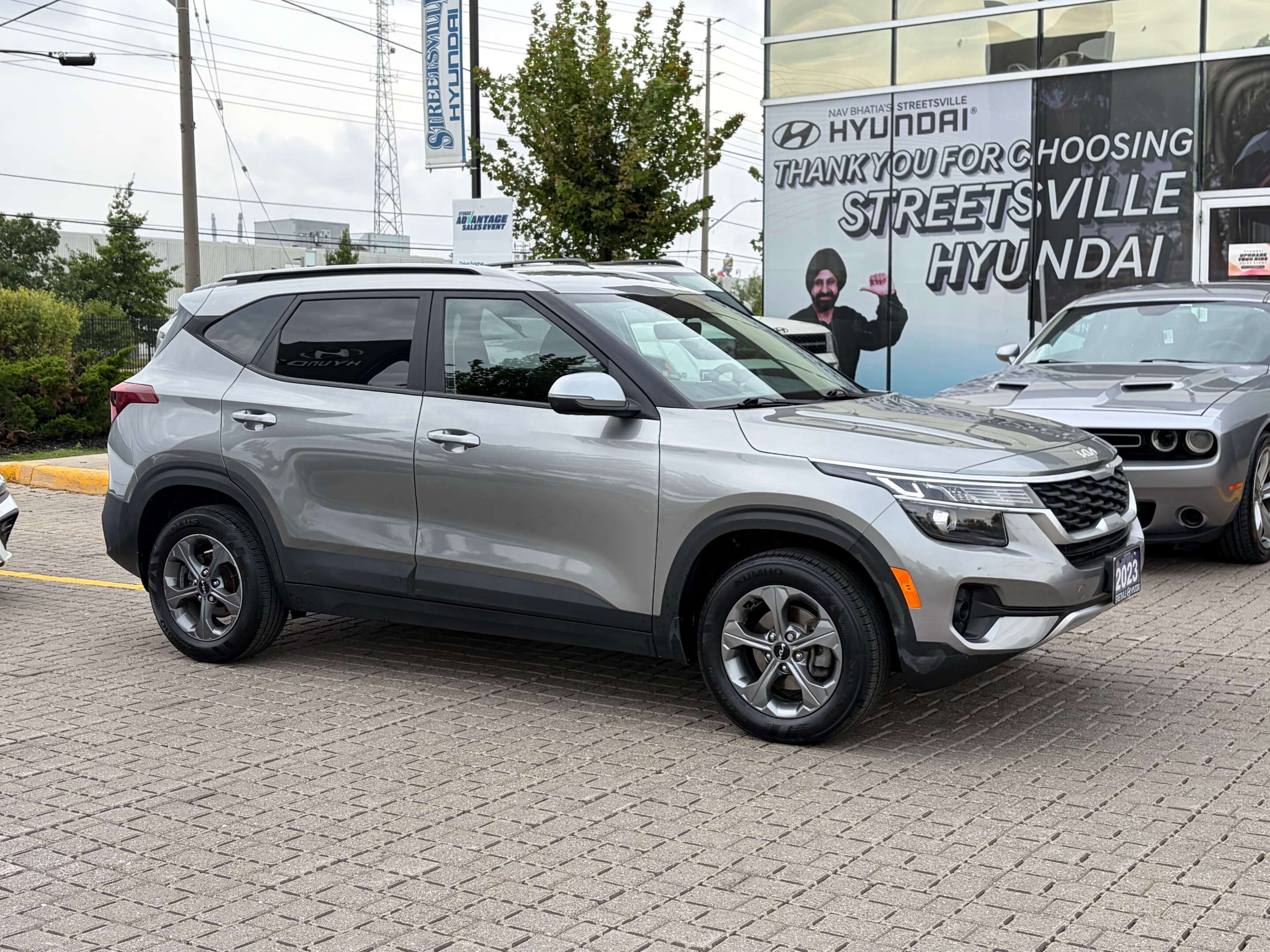 Gray 2023 Kia Seltos SUV / Crossover  Automatic