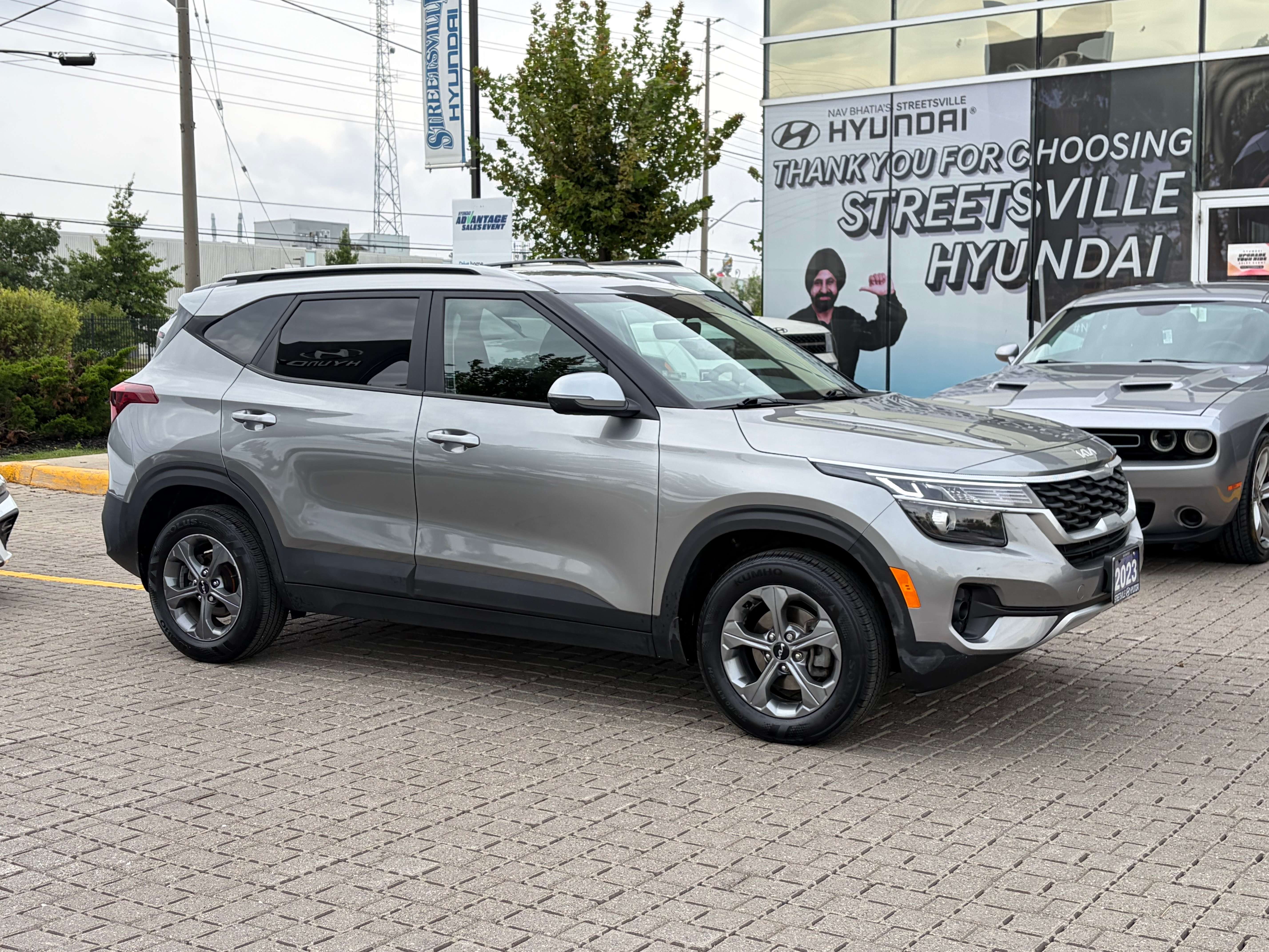 Gray 2023 Kia Seltos SUV / Crossover  Automatic