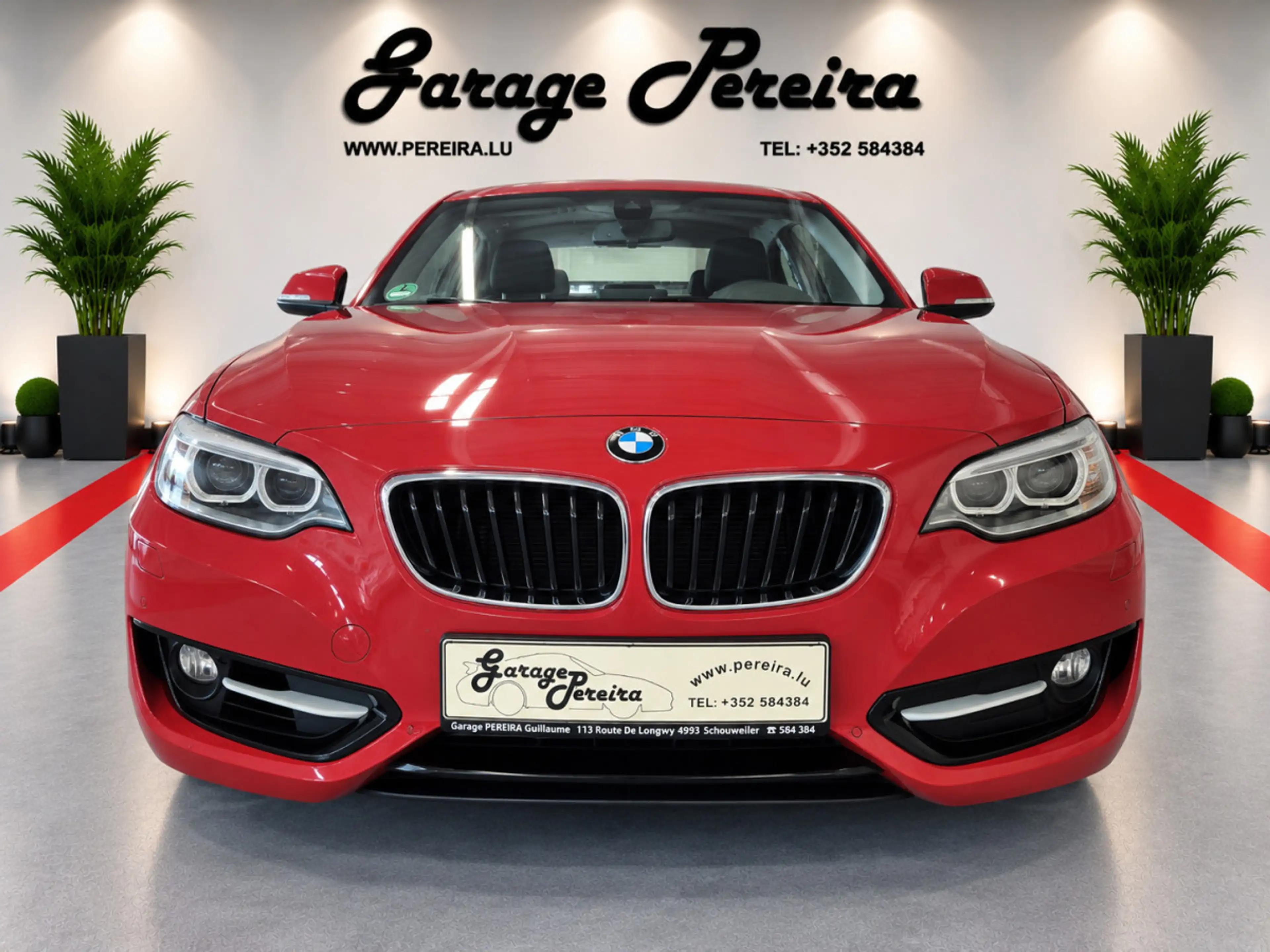BMW 218 i SPORTLINE COUPE AUTO LED NAVI 1 HAND — photo 3