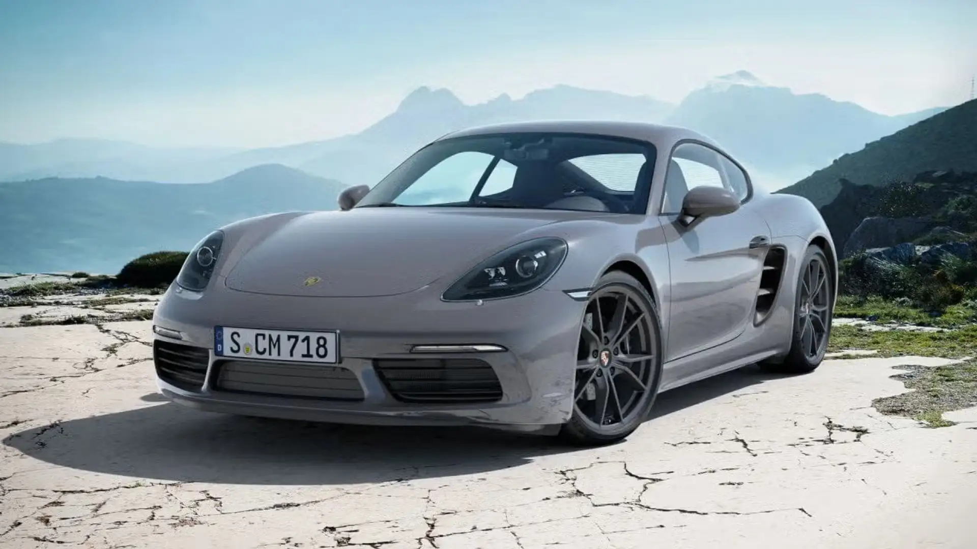 Porsche 718 Cayman 2.0 Gris - 1