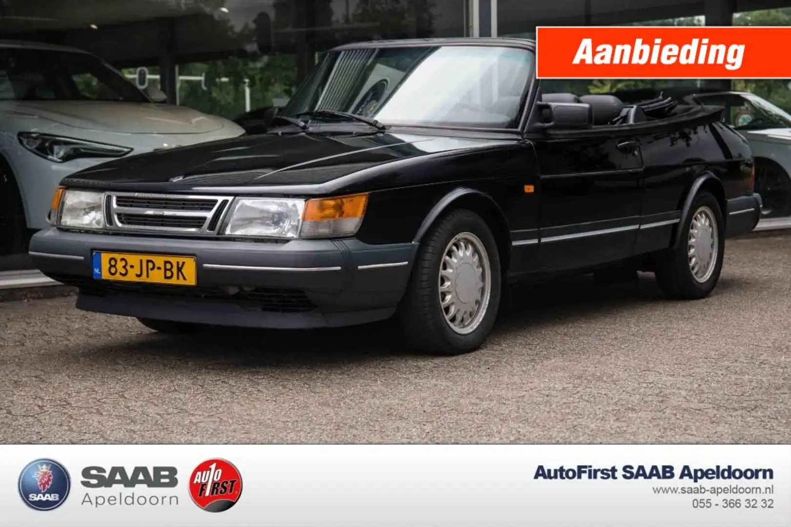 Saab 900 Cabriolet S 2.0 Zwart - 1