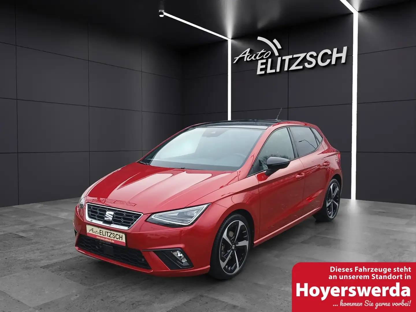 SEAT Ibiza TSI FR DSG LED Pano SHZ ACC Navi 18'' Rot - 1