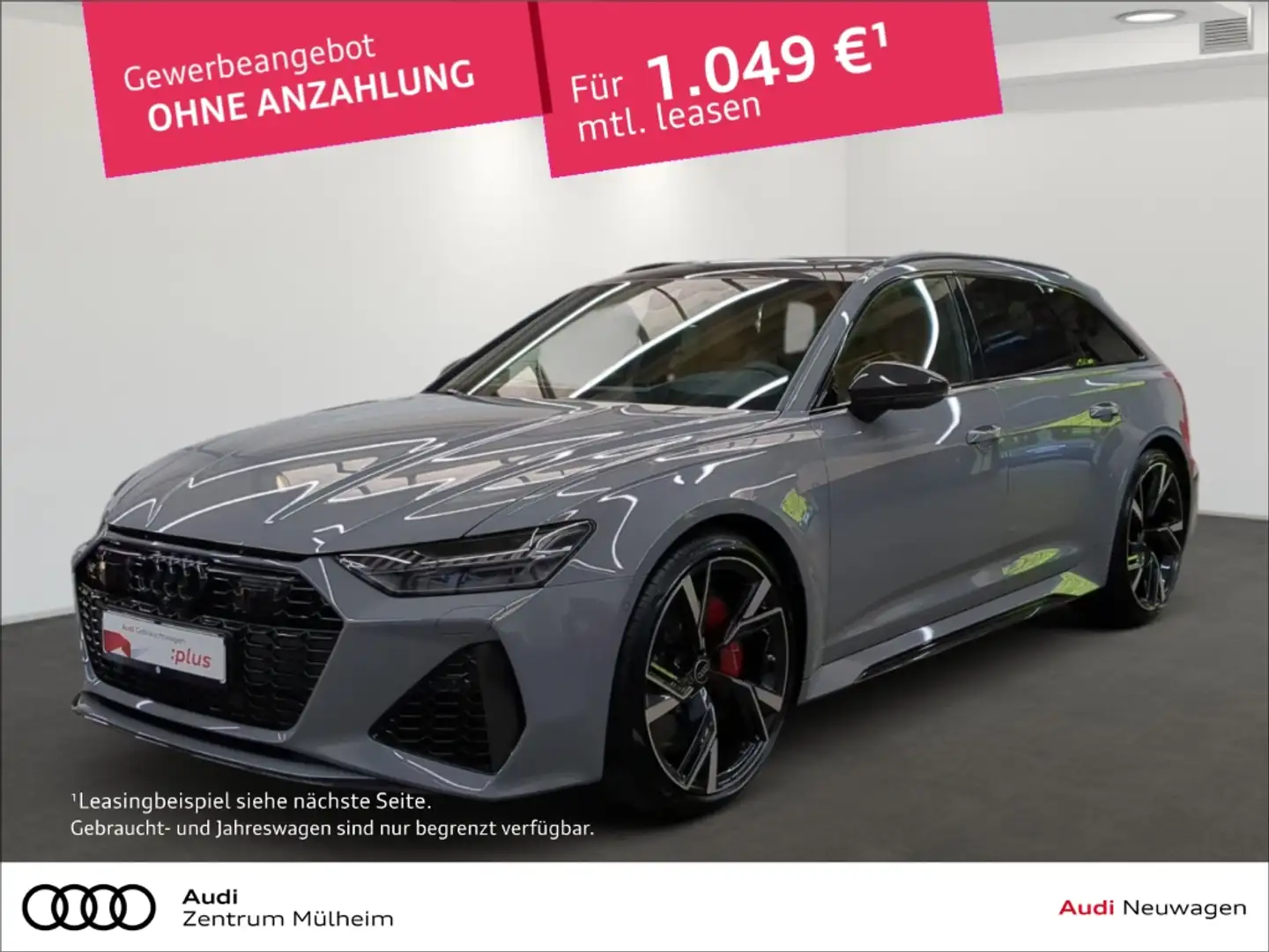 Audi RS6 Avant TFSI quattroRS-Dynamikpaket plus 305 km/h Ma Gris - 1