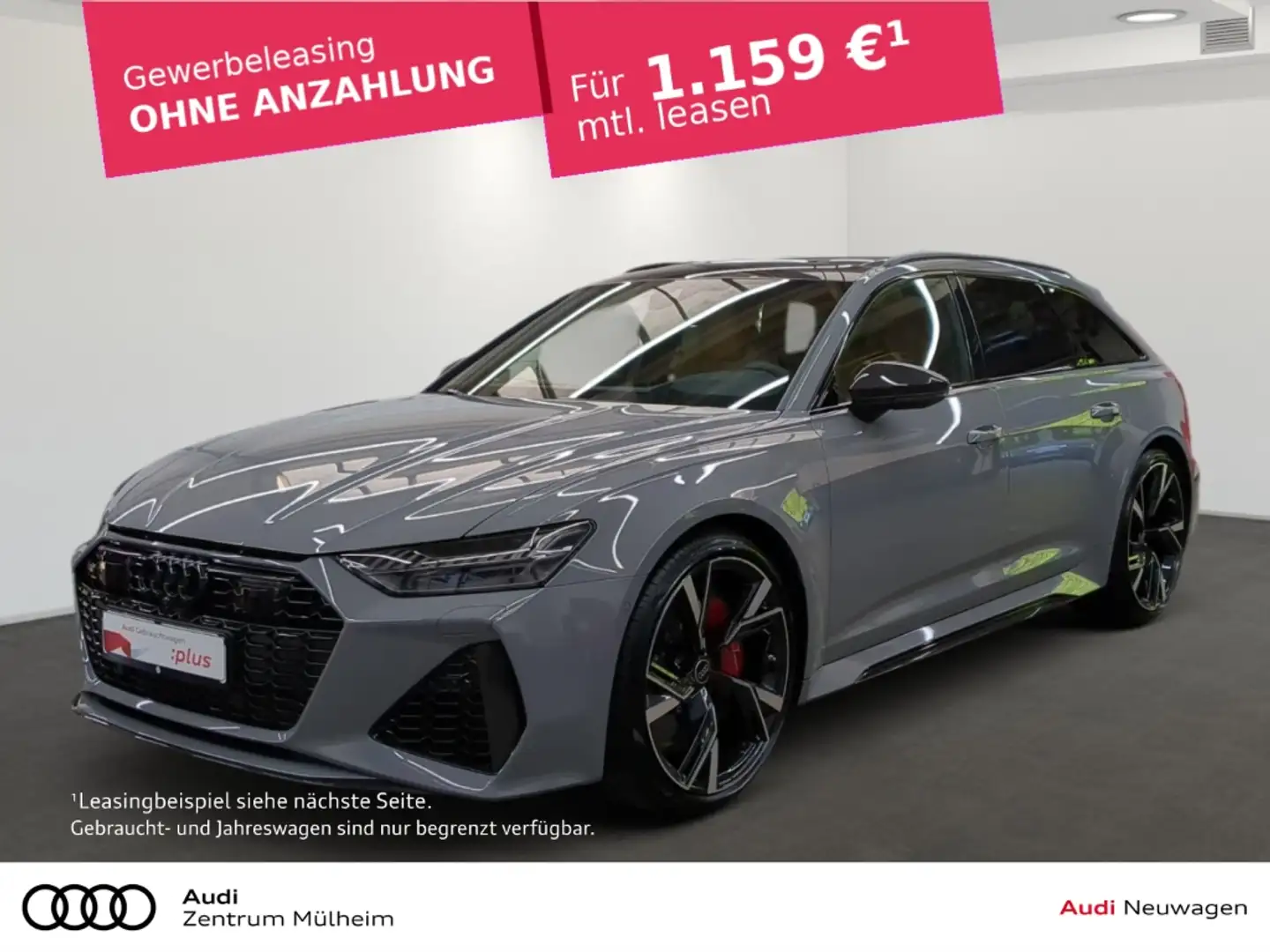 Audi RS6 Avant TFSI quattroRS-Dynamikpaket plus 305 km/h Ma Gris - 1