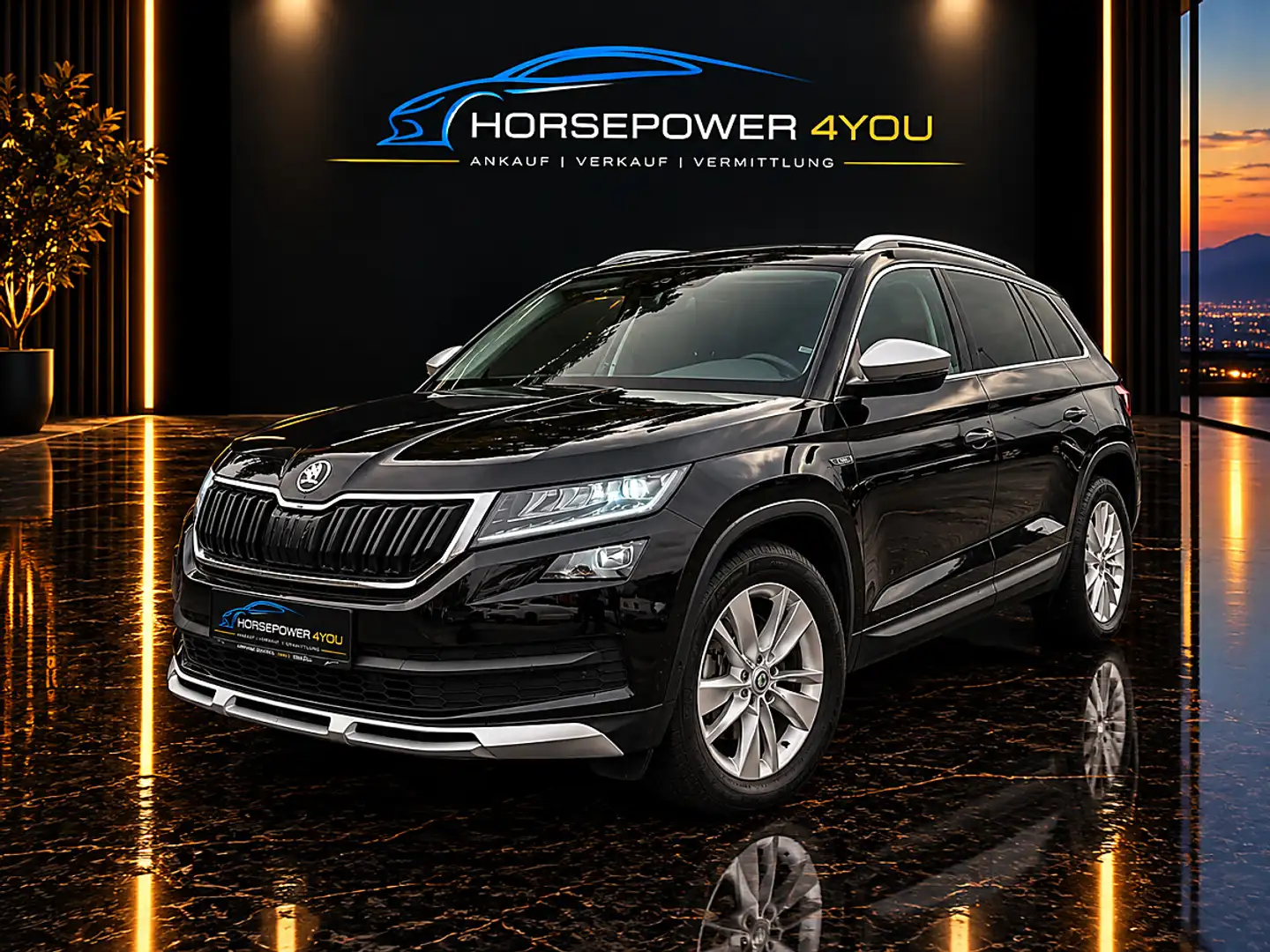 Skoda Kodiaq 2,0 TDI SCR 4x4 Scout DSG/VIRTUAL-C./AHK/ACC/SH... Schwarz - 1