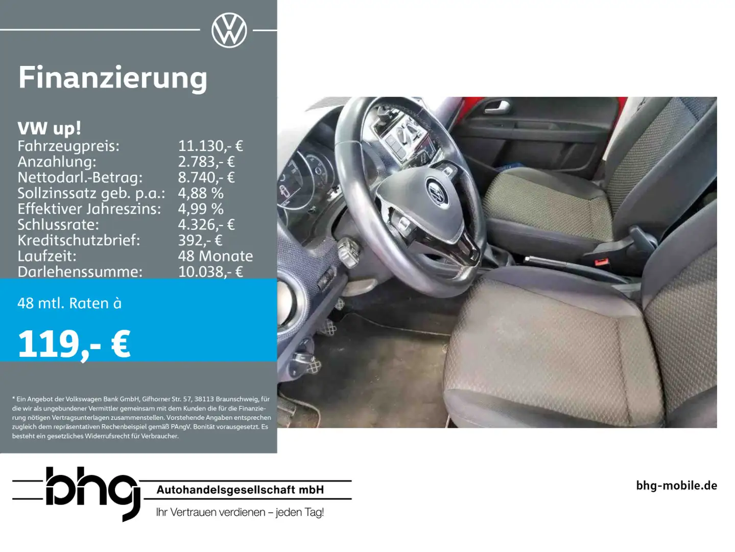Volkswagen up! United Rood - 1